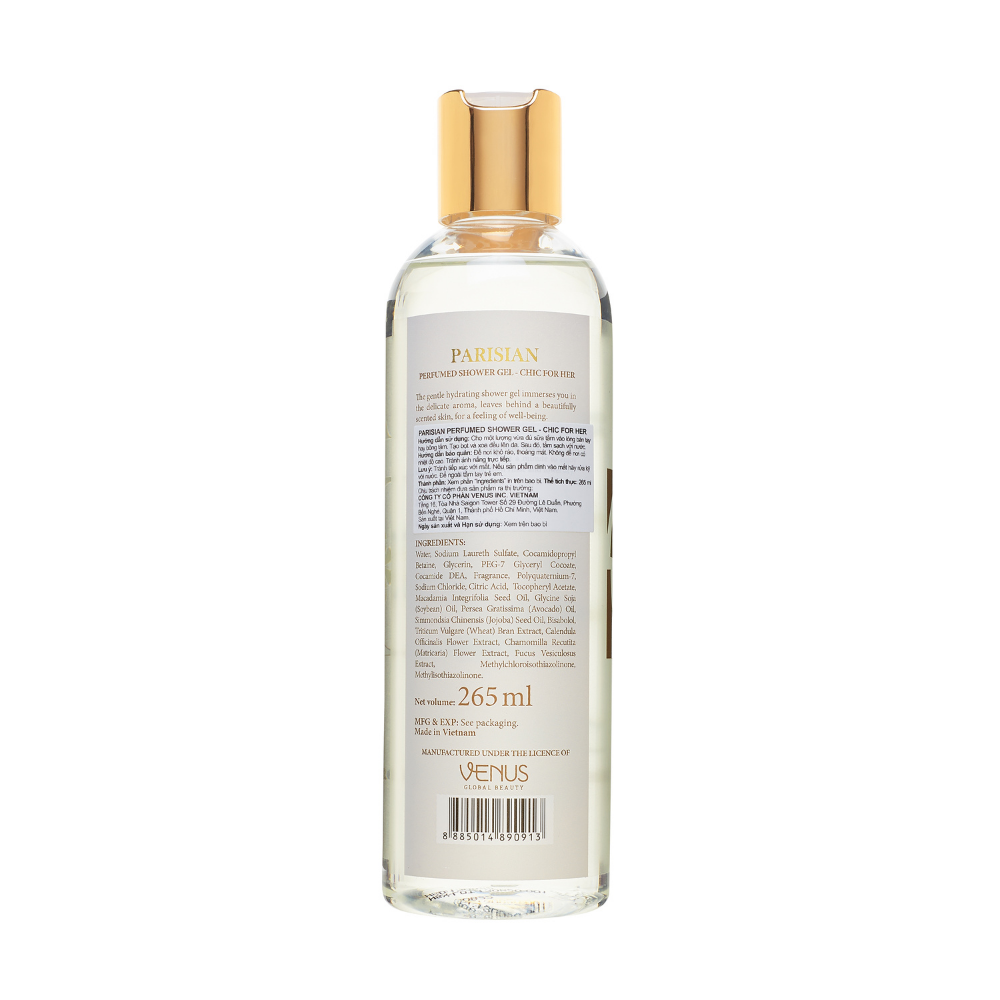 Sữa Tắm Nước Hoa Dưỡng Da Parisian Chic for Her 265ml