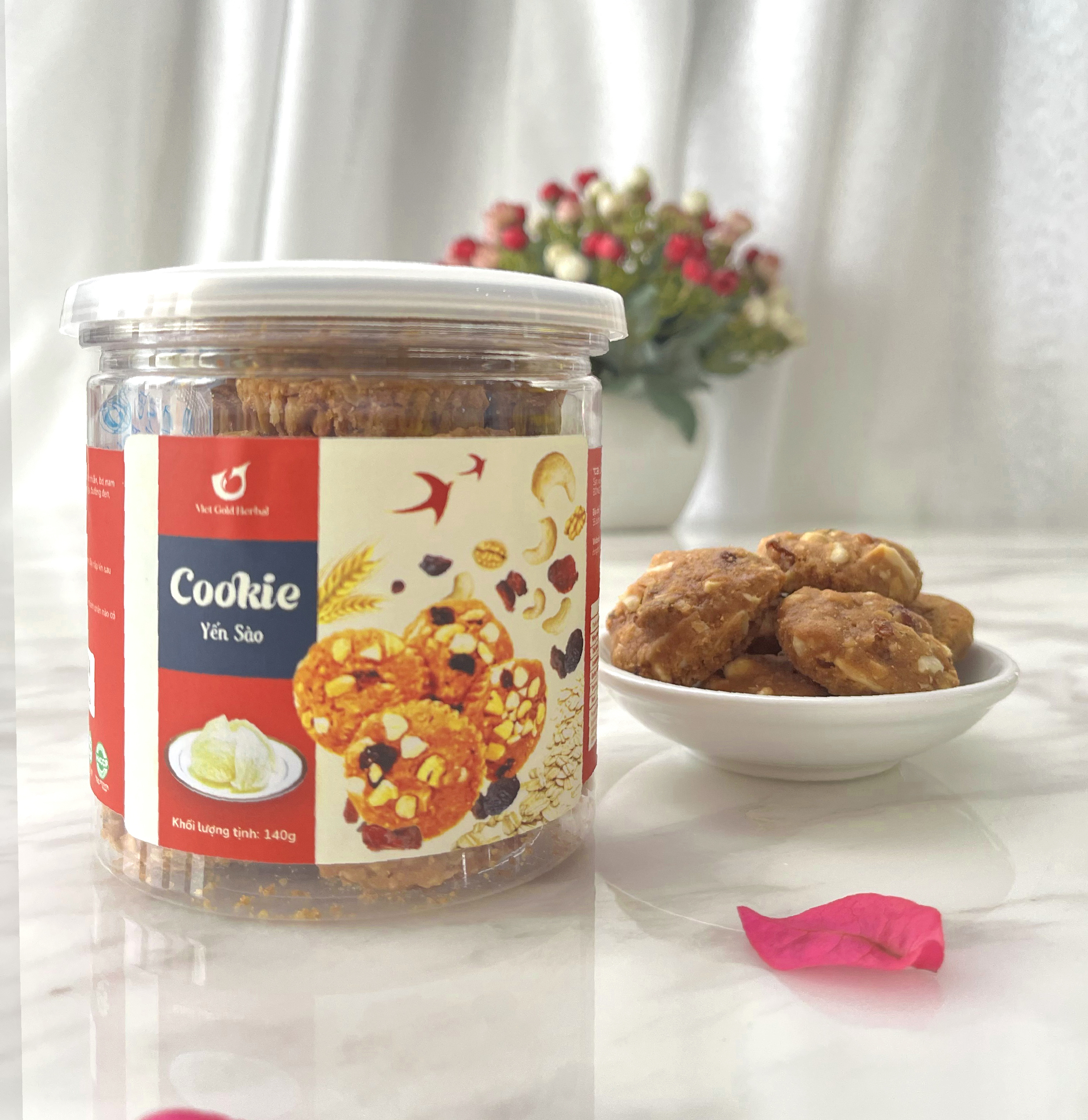 Bánh cookie yến sào 140gr - Phân phối chính hãng