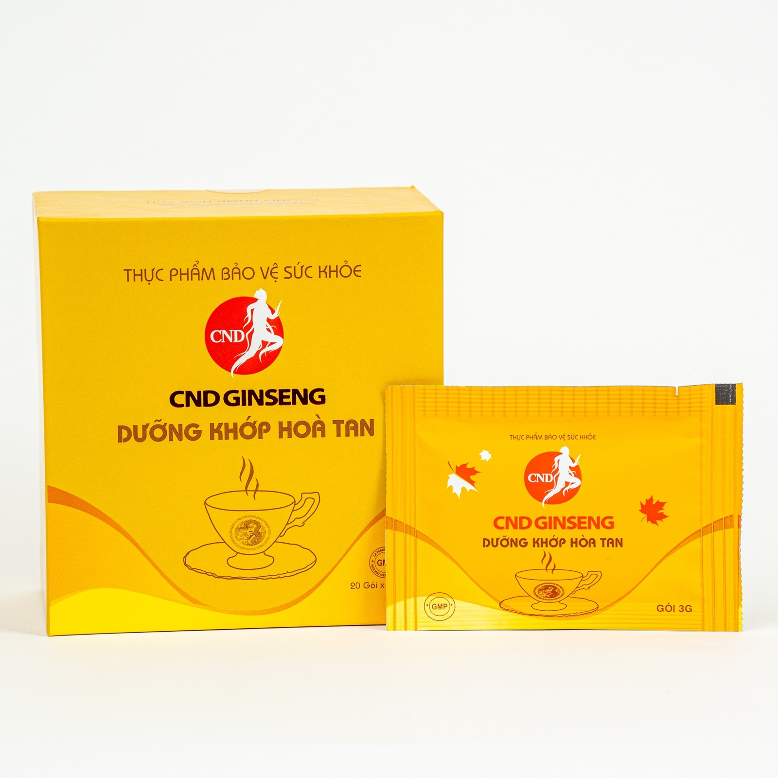 Sâm CND Ginseng Dưỡng Khớp Hòa Tan hỗ trợ giảm đau, khô khớp do viêm và thoái hóa (kèm túi)
