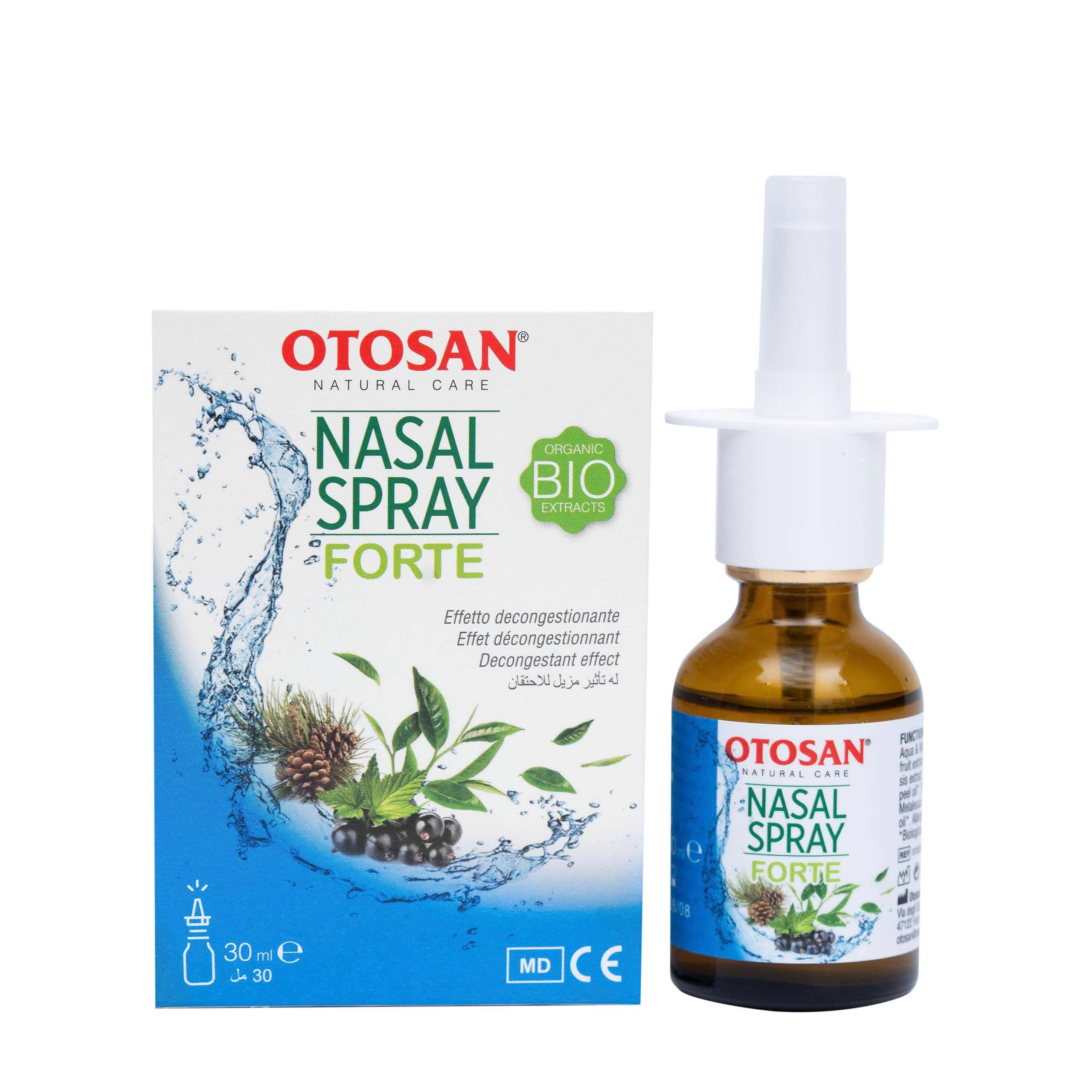 Xịt Mũi Xoang Otosan Forte – Giảm Nghẹt Mũi, Viêm Xoang, Viêm Mũi Dị Ứng Hiệu Quả – Tinh Dầu Tự Nhiên – Lọ 30ml - Phân phối chính hãng