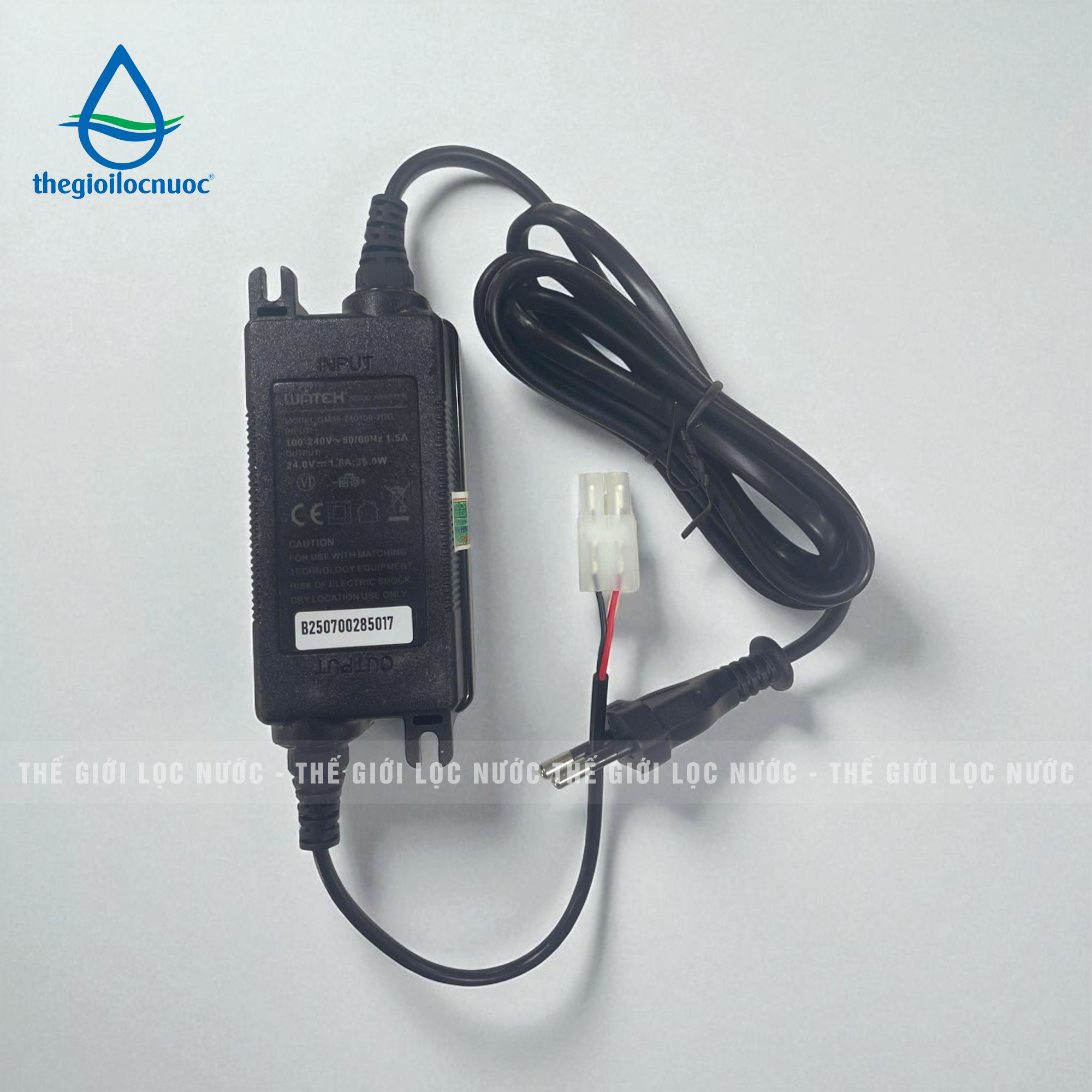 Adaptor - Bộ đổi nguồn Watek dùng cho máy lọc nước gia đình 220V/24V/1.5A, model : E-AD-24V-DT