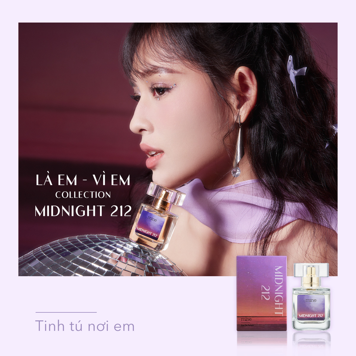 Nước hoa nữ Mine Midnight lưu hương 6-8h 30ml