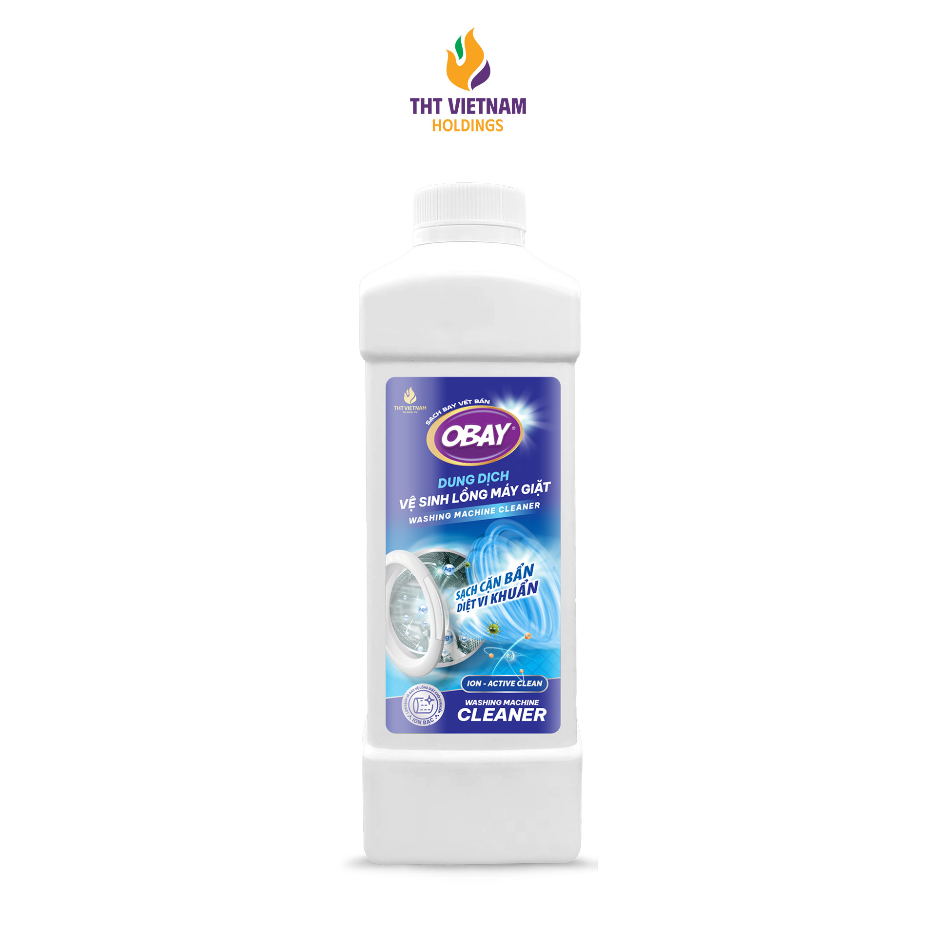 Dung dịch vệ sinh lồng máy giặt OBAY 1L - Phân phối chính hãng