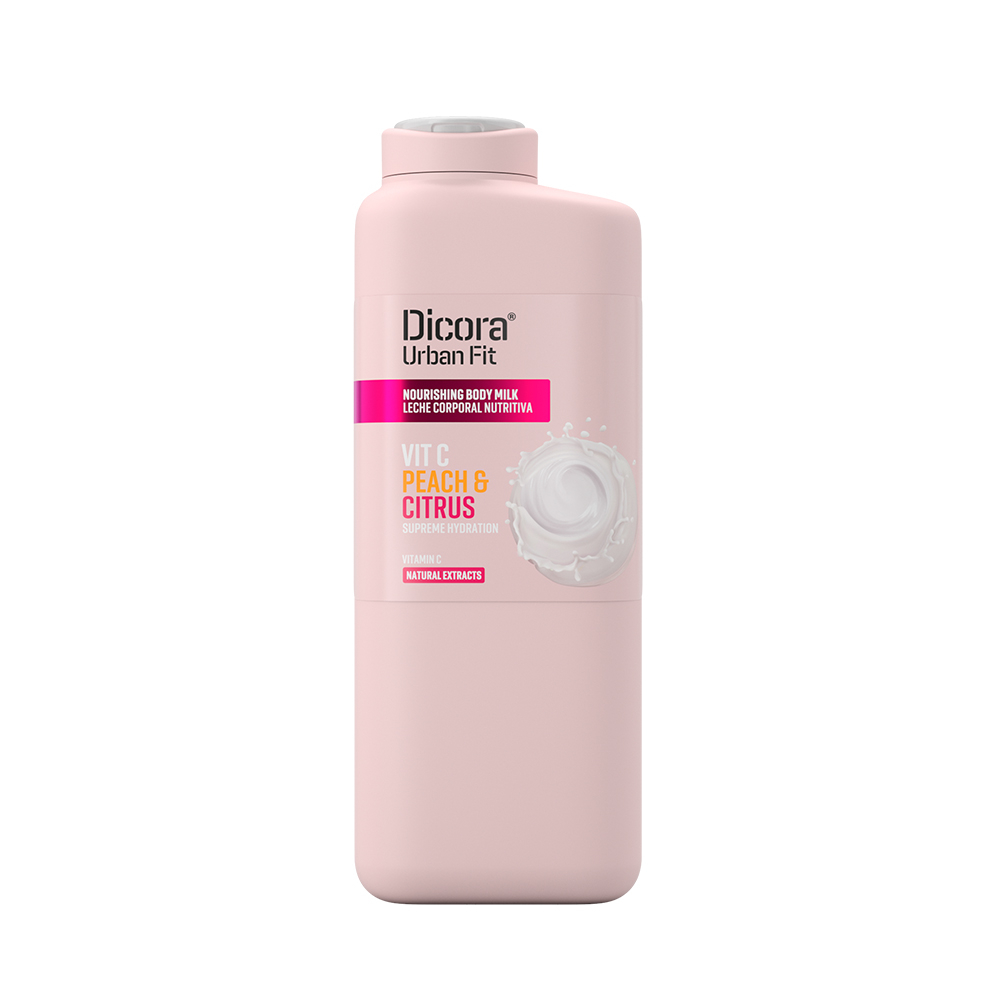 Sữa dưỡng thể Dicora Urban Fit Vitamin C hương cam quýt và đào 400ml