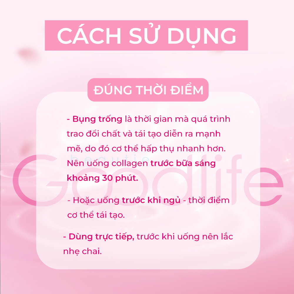 Nước uống Collagen đẹp da chống lão hóa Goodlife (10c x 25ml)