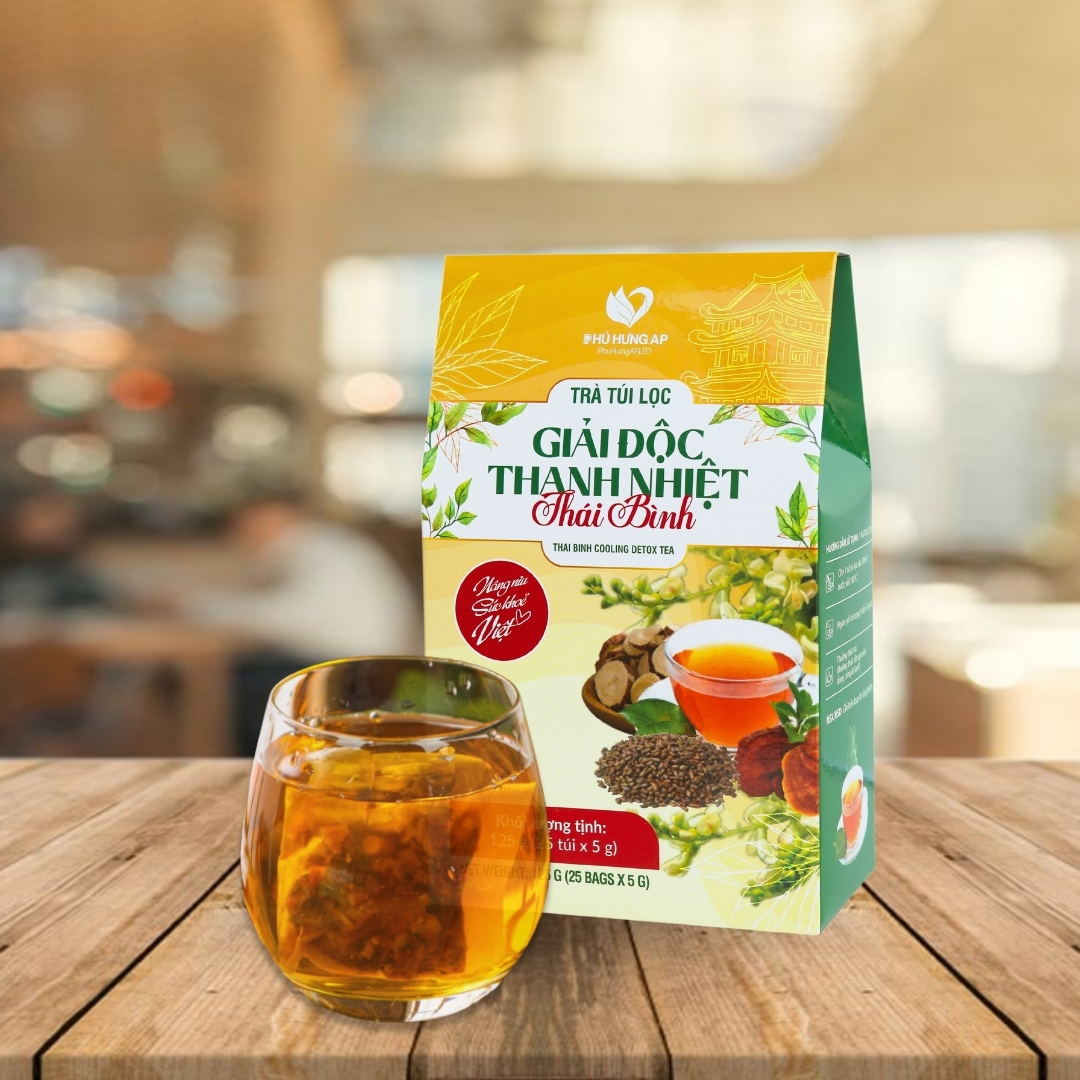 Trà Giải Độc Thanh Nhiệt Thái Bình 125gram ( Túi lọc)