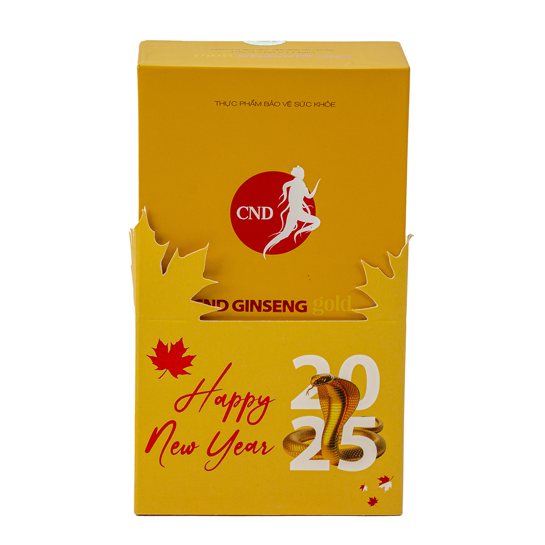 Viên nhân sâm CND Ginseng Gold – Tăng cường sức khỏe, đề kháng, giảm mệt mỏi (60 viên) - 10