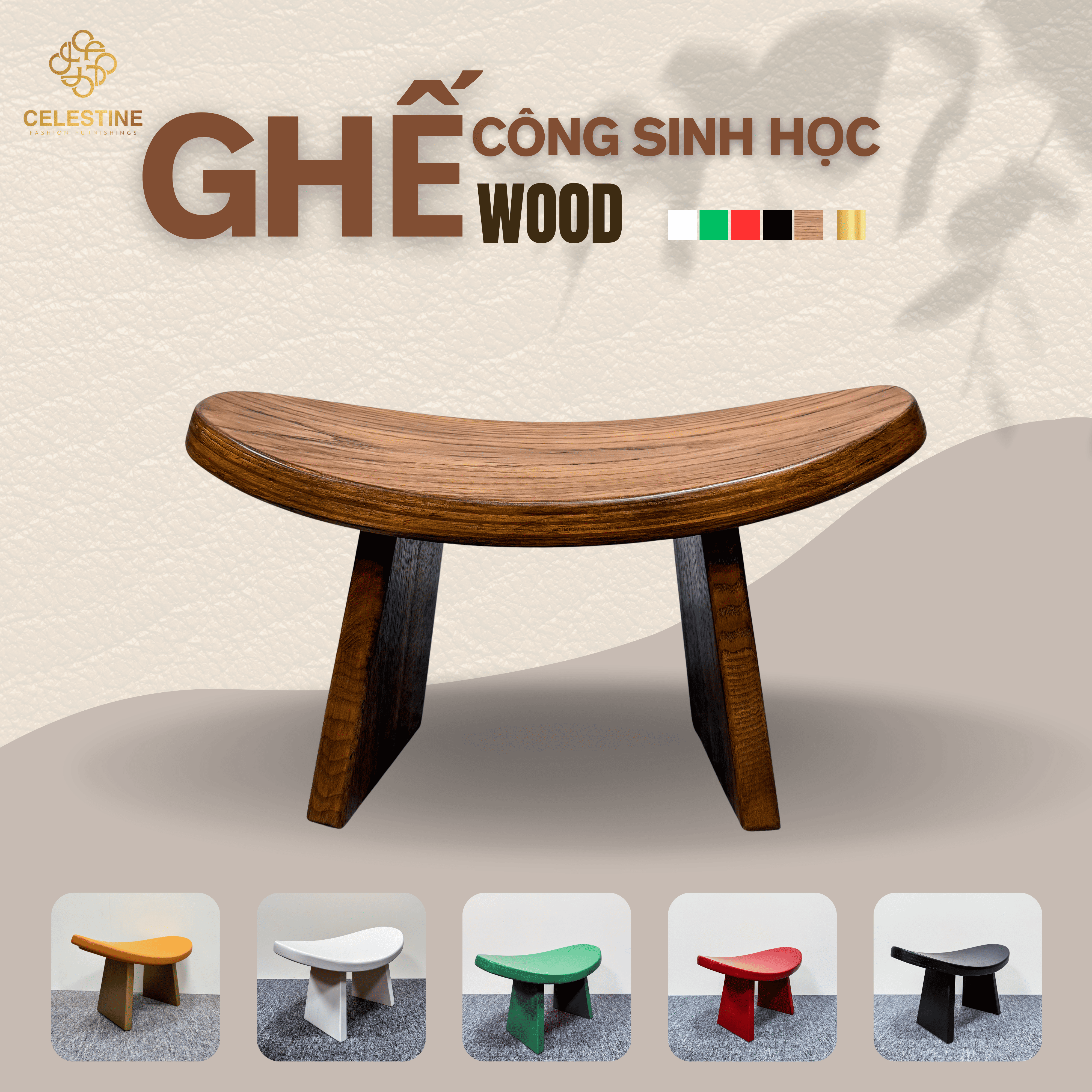 Ghế Công Sinh Học BROWN