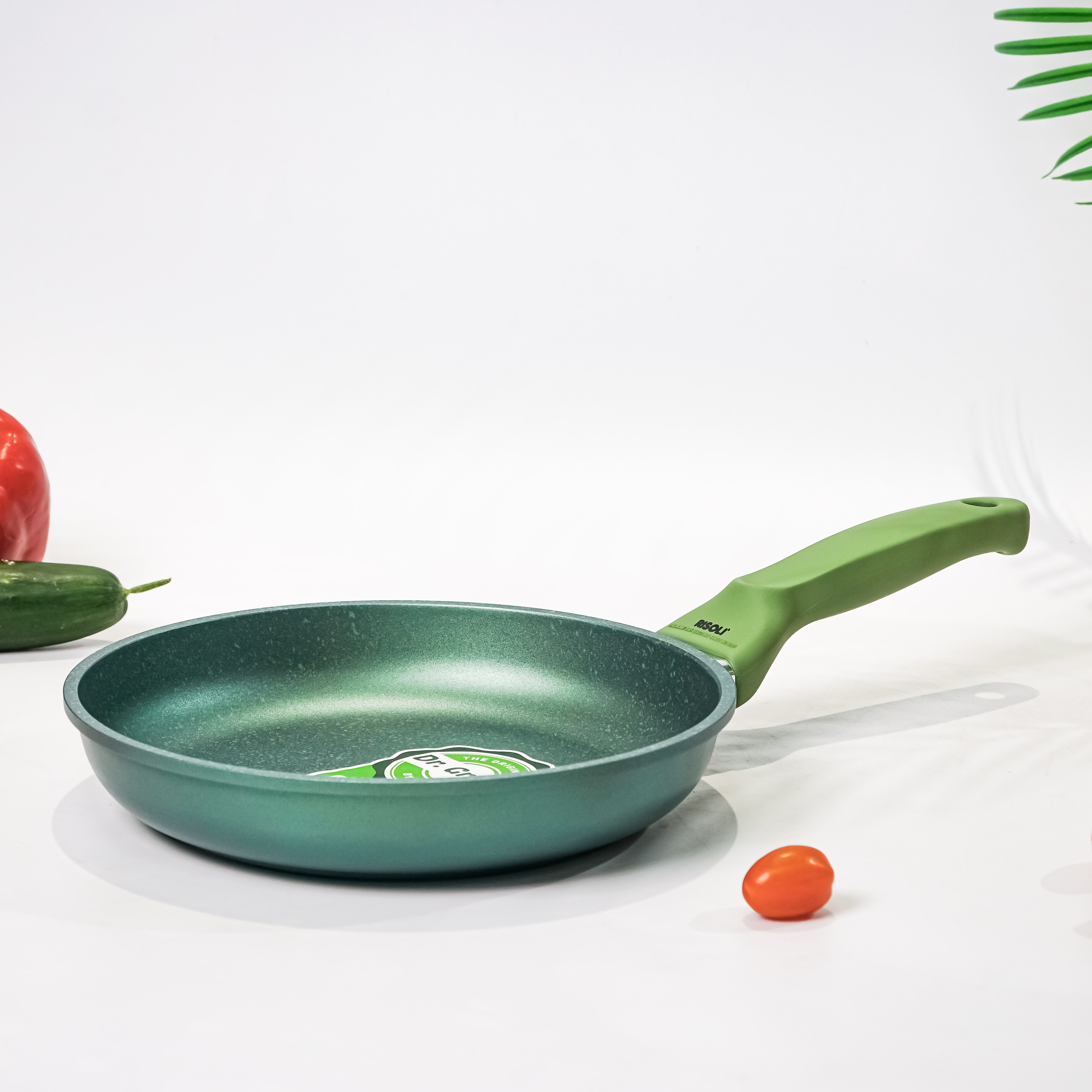 CHẢO CHỐNG DÍNH DR.GREEN® EXTRA INDUCTION - Model: CHAORisoli-00103DRIN/24