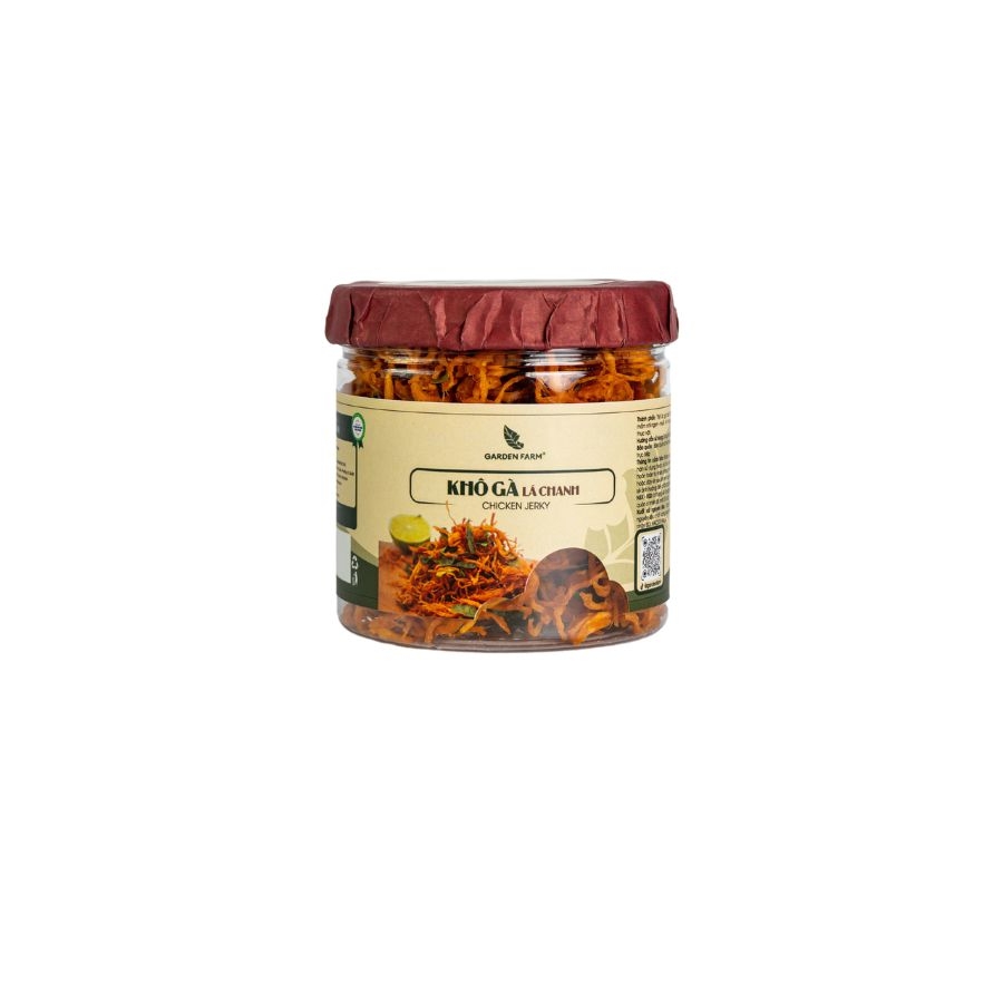 Khô Gà lá chanh Garden Farm (hũ 110g) - Phân phối chính hãng
