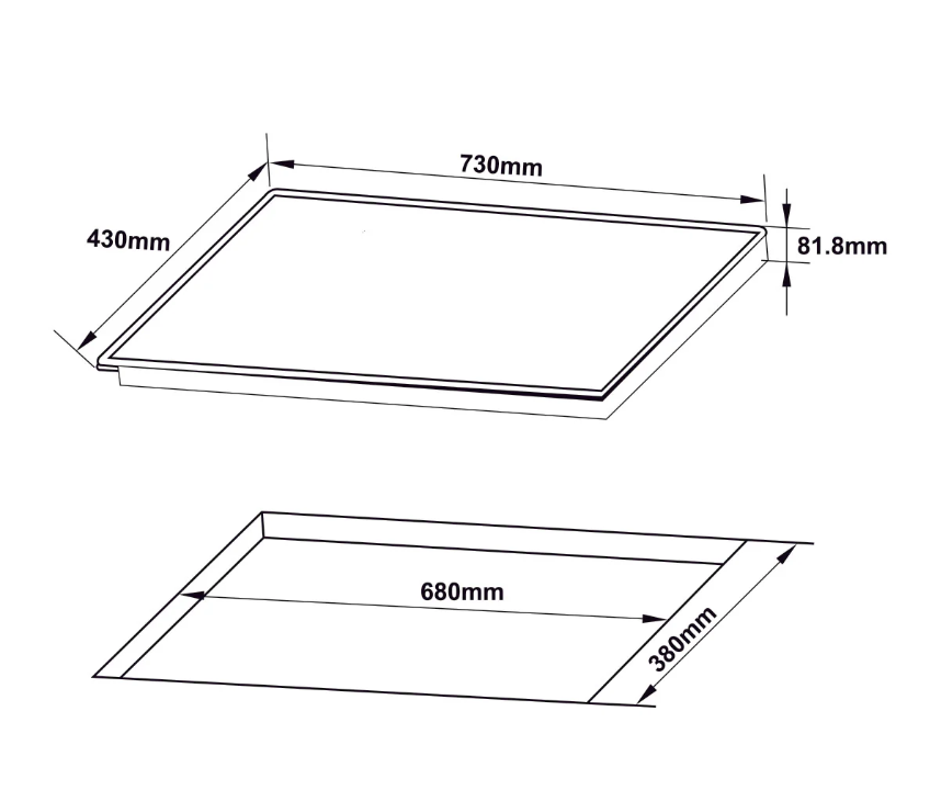 Bếp từ lắp âm 2 vùng nấu Hafele HC-I7323B