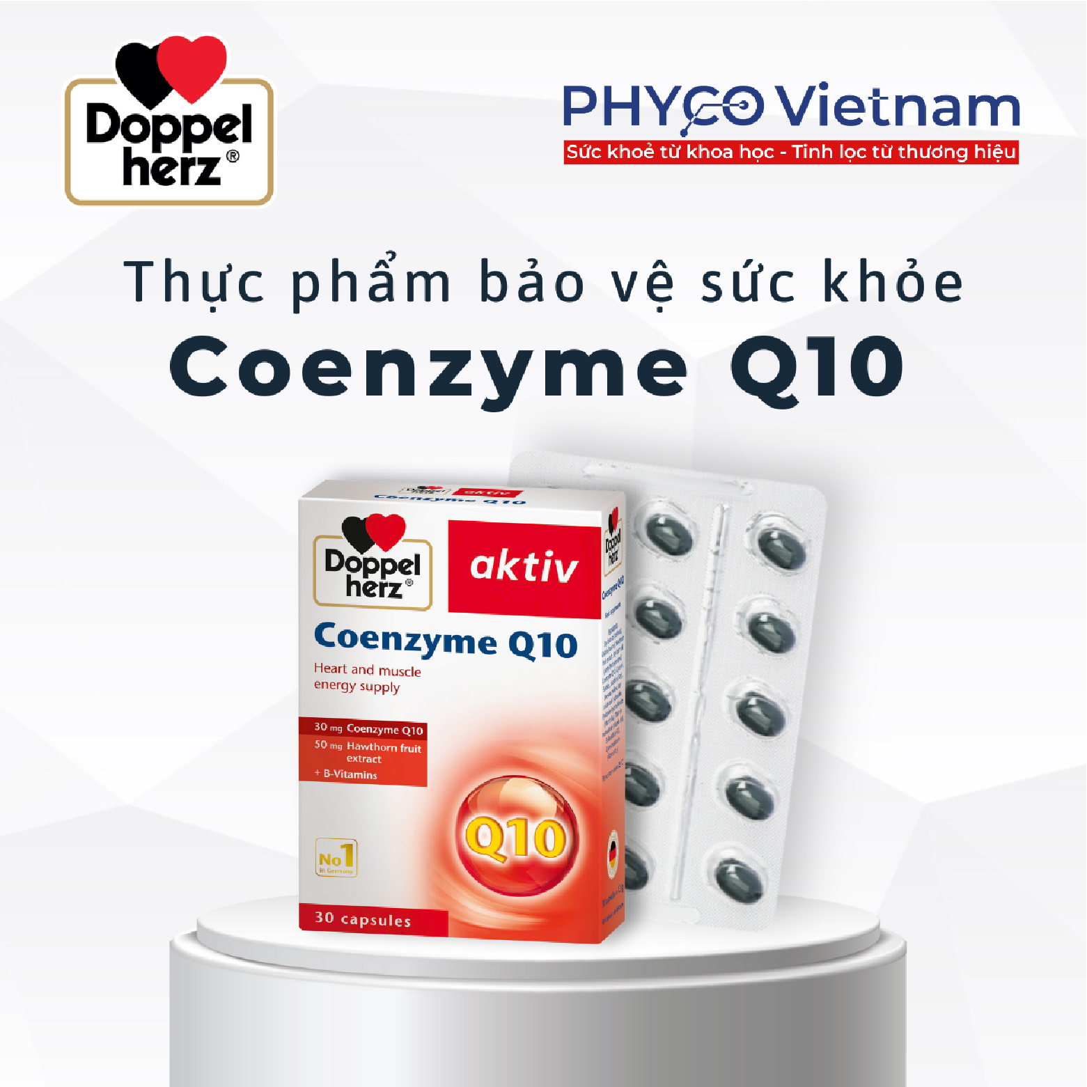 TPBVSK Coenzyme Q10 hỗ trợ sức khỏe tim mạch - Phân phối chính hãng