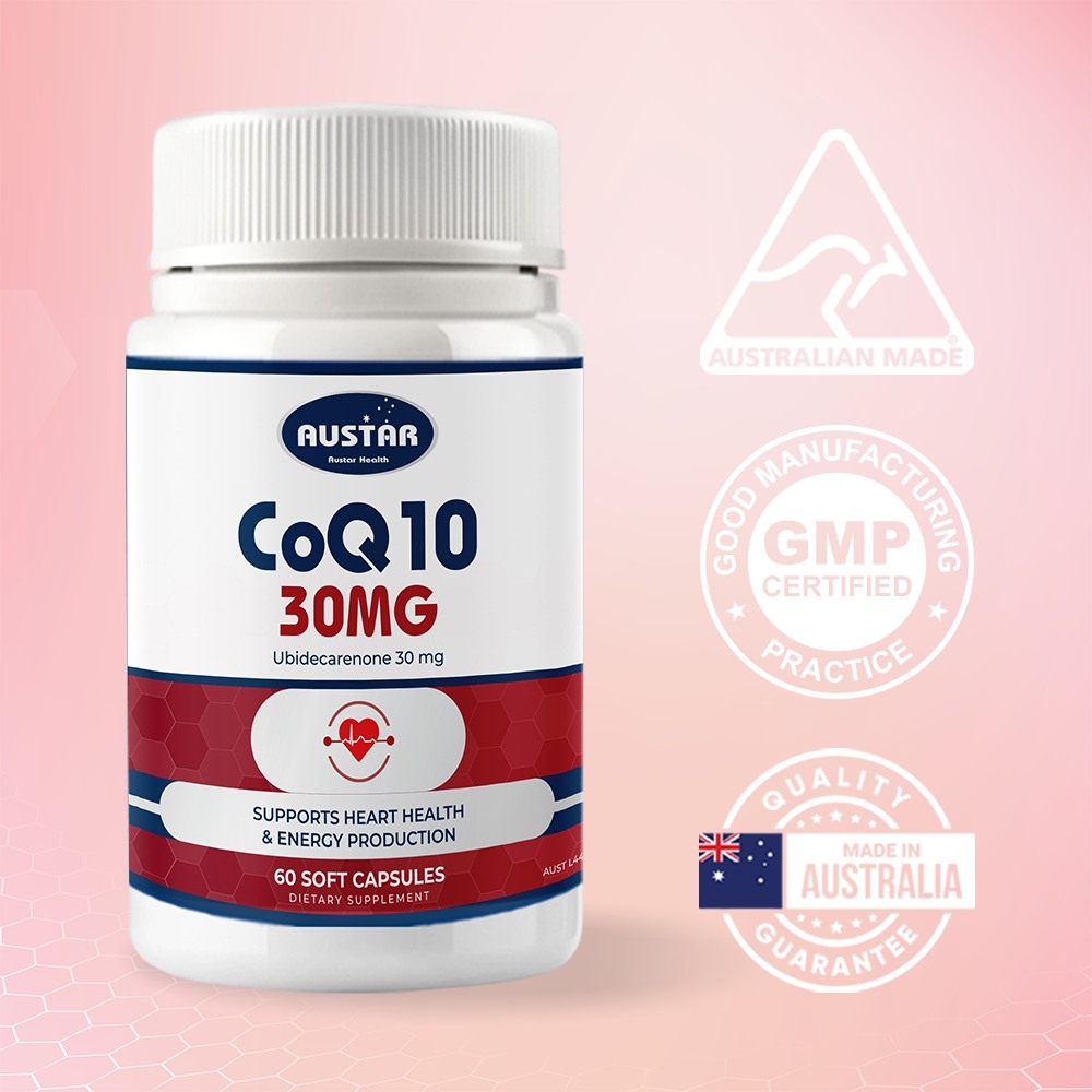 Viên uống Austar CoQ10 30mg - Hỗ Trợ Sức Khỏe Tim Mạch (Hộp 60 viên) - 3