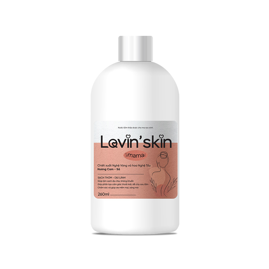 Nước tắm thảo dược cho mẹ sau sinh Lovin'skin Mama 260ml-duoc-ban-tai-Siêu Thị Ánh Nguyệt