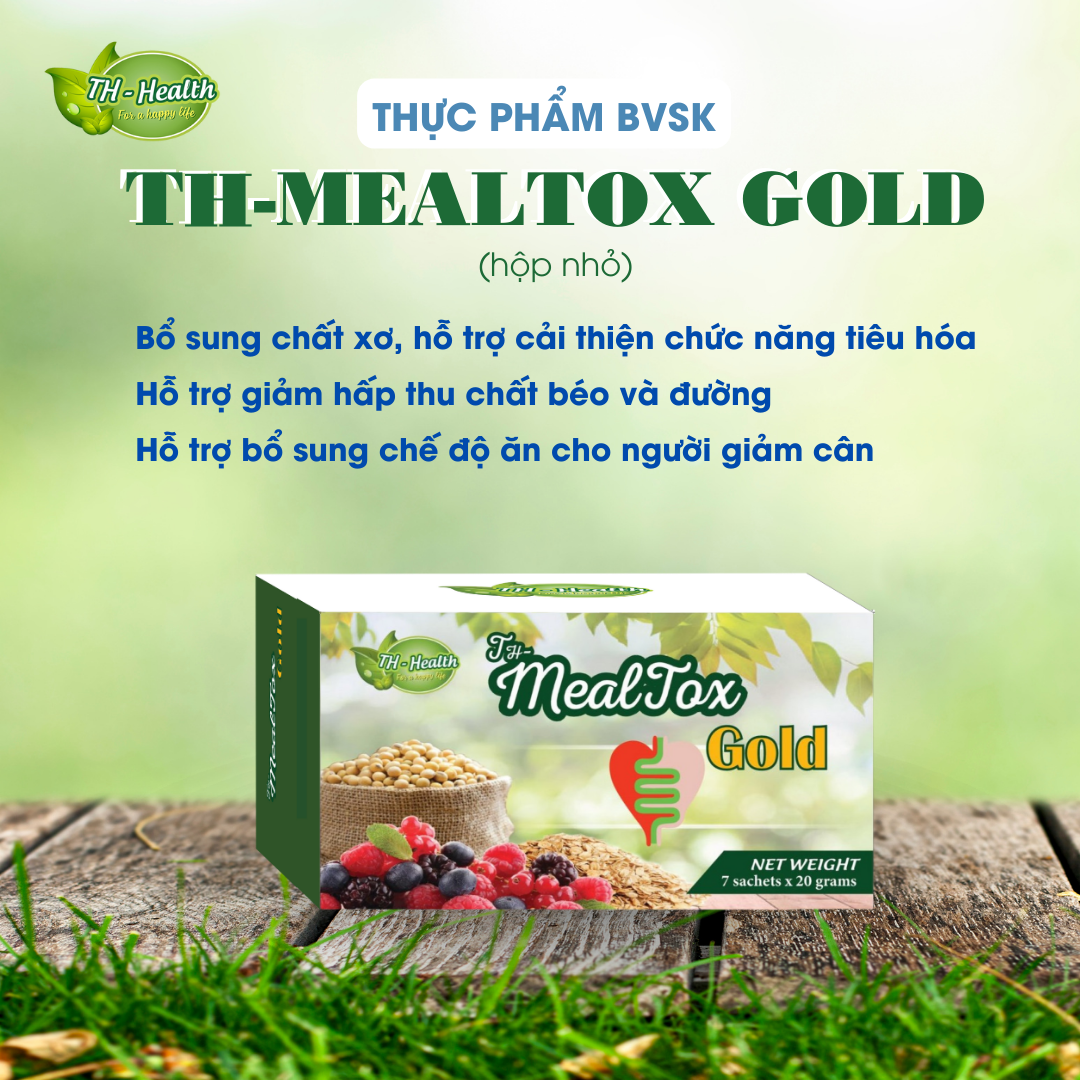 Thực phẩm bảo vệ sức khỏe TH-Mealtox GOLD (Hộp 07 gói)
