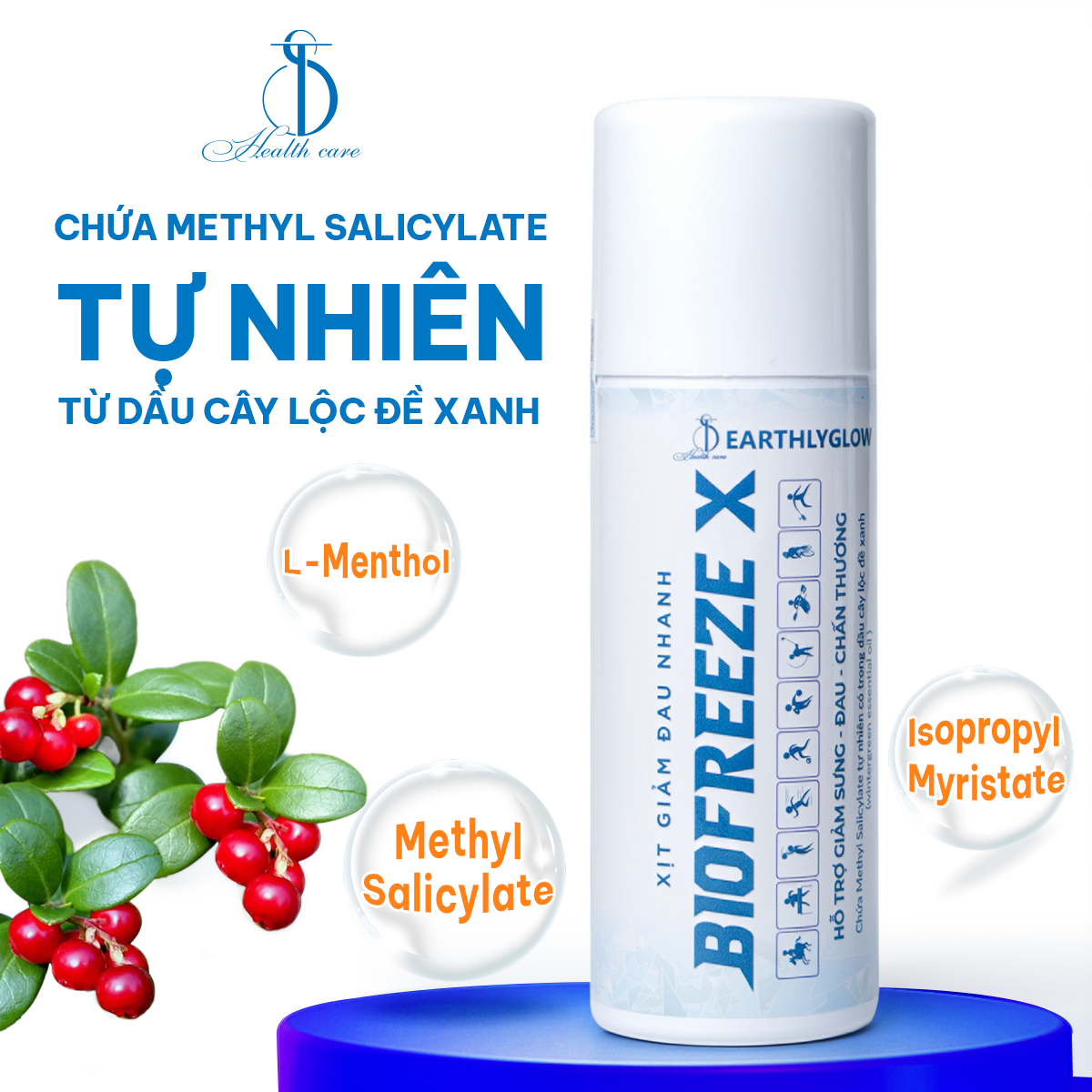 Xịt Giảm Đau Nhanh BIOFREEZE X - Chai 150ml