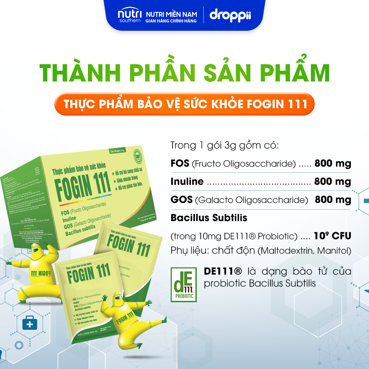 Thực phẩm bảo vệ sức khỏe FOGIN 111
