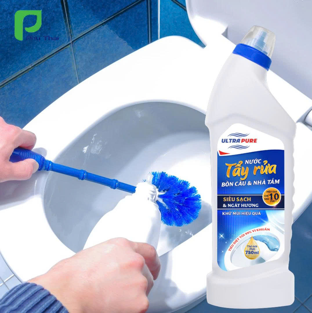 Nước tẩy rửa bồn cầu và nhà tắm Ultrapure