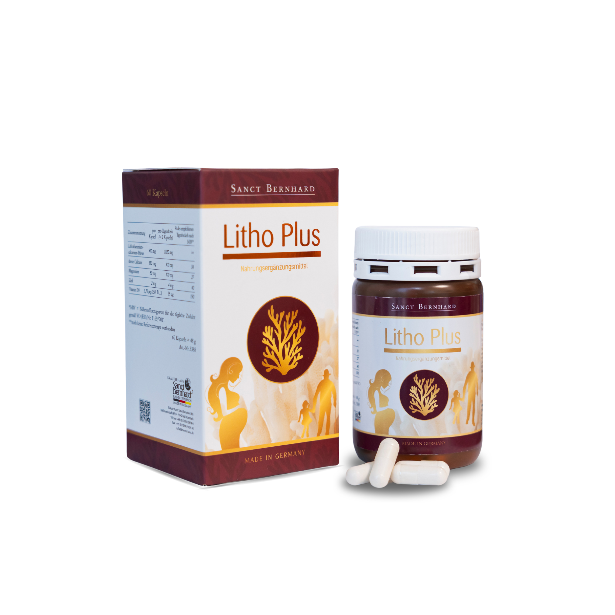 Viên uống Litho Plus bổ sung canxi (hộp 60 viên)