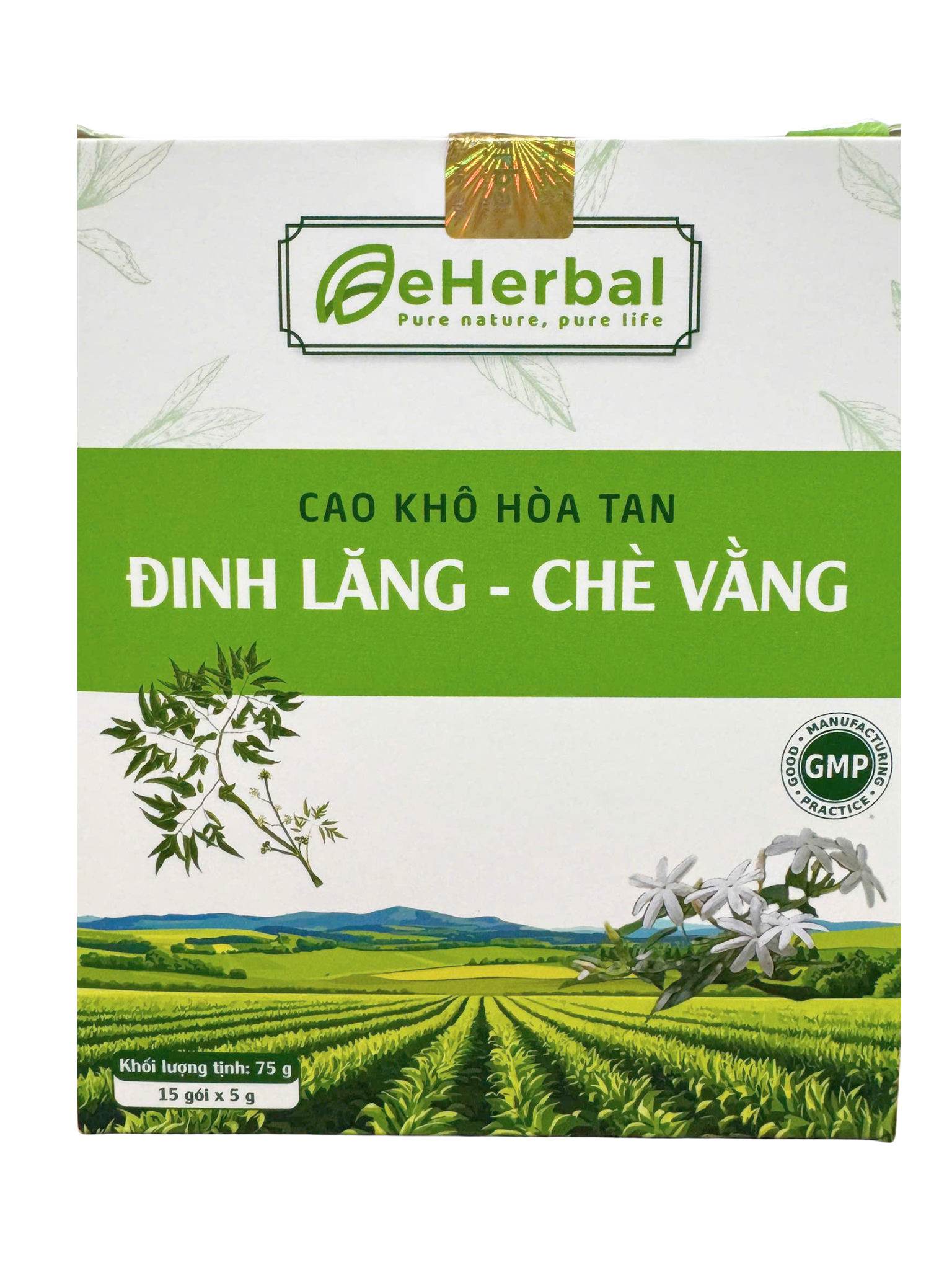 Cao khô hòa tan Đinh Lăng - Chè Vằng