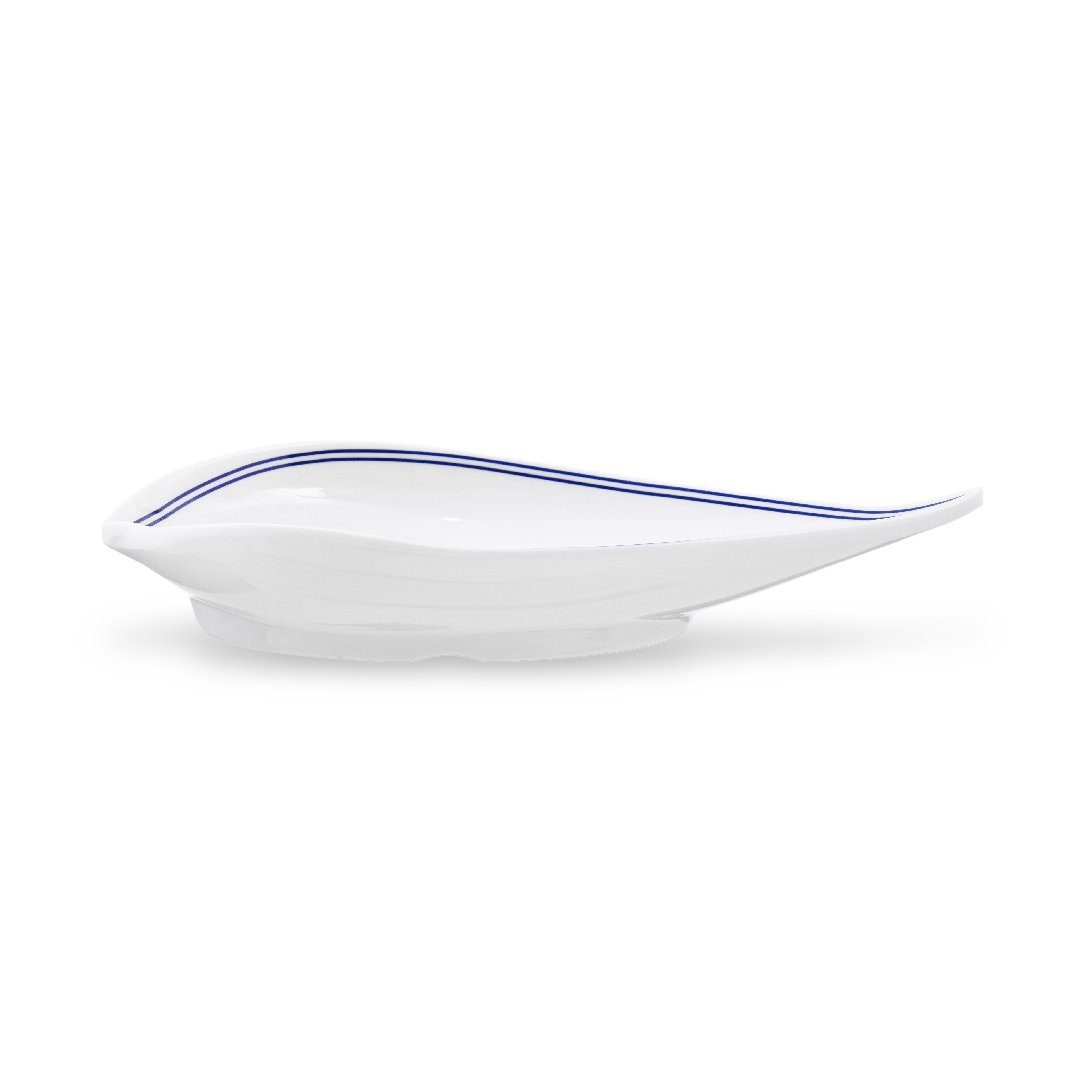 Dĩa Yangge trắng vân xanh kiểu lạ mắt Size 25.4cm_378047_JMC437-YHL
