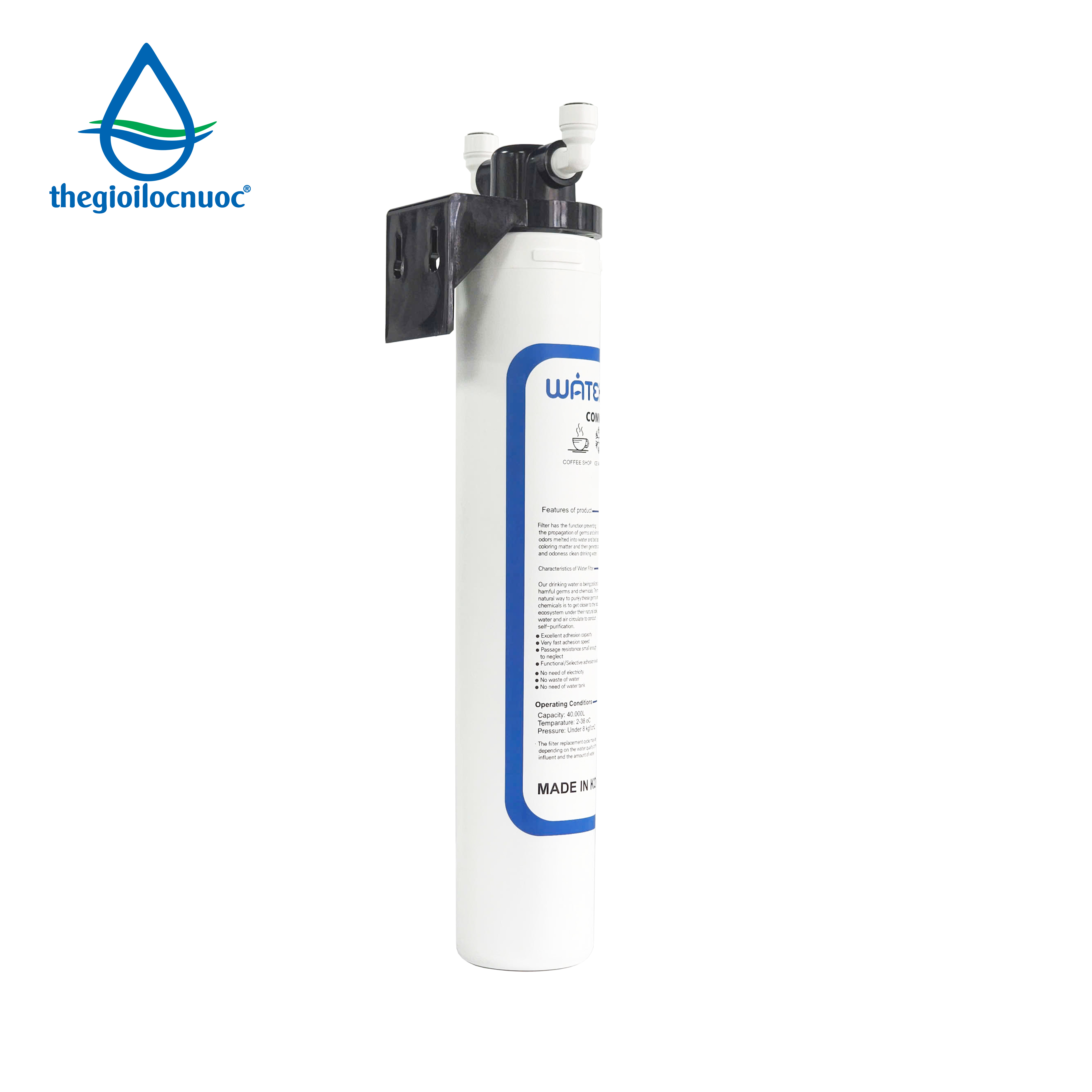 Bộ lọc nước thương mại Watek, model ECOM8000