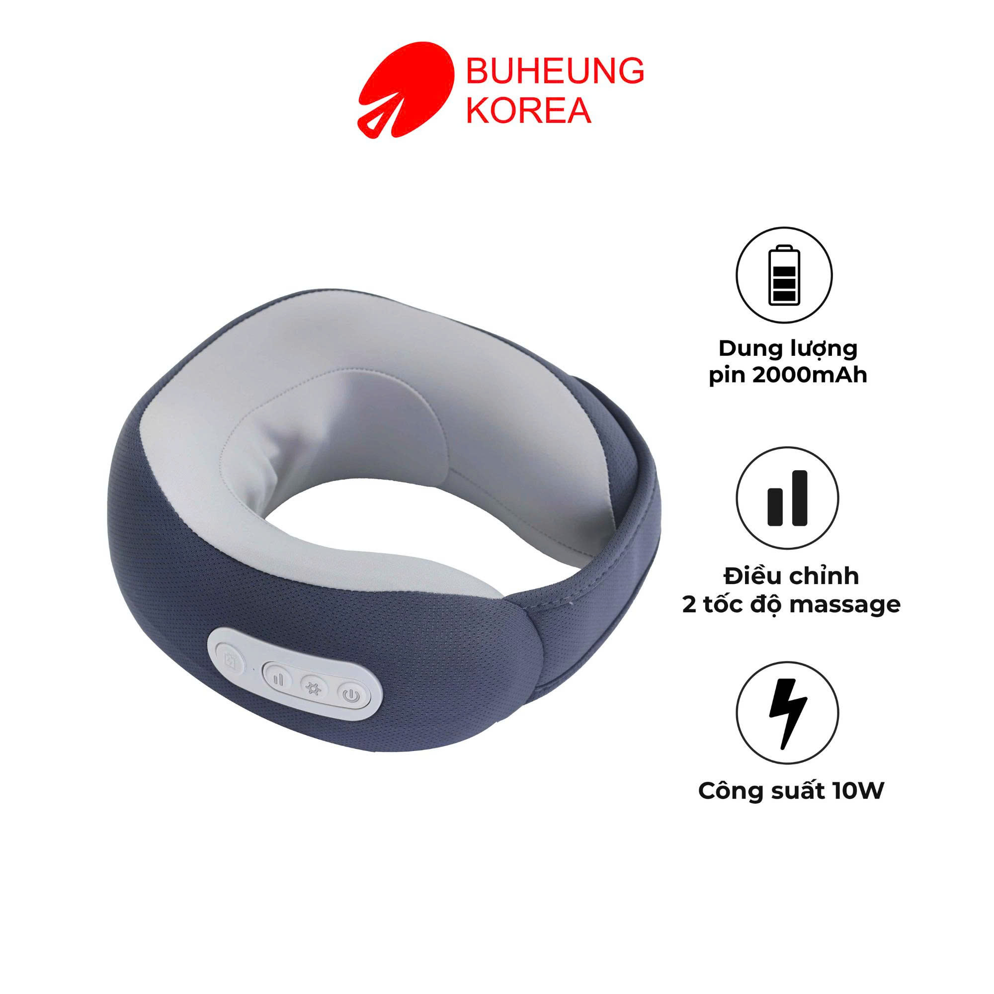 Gối massage cổ Buheung MK-333