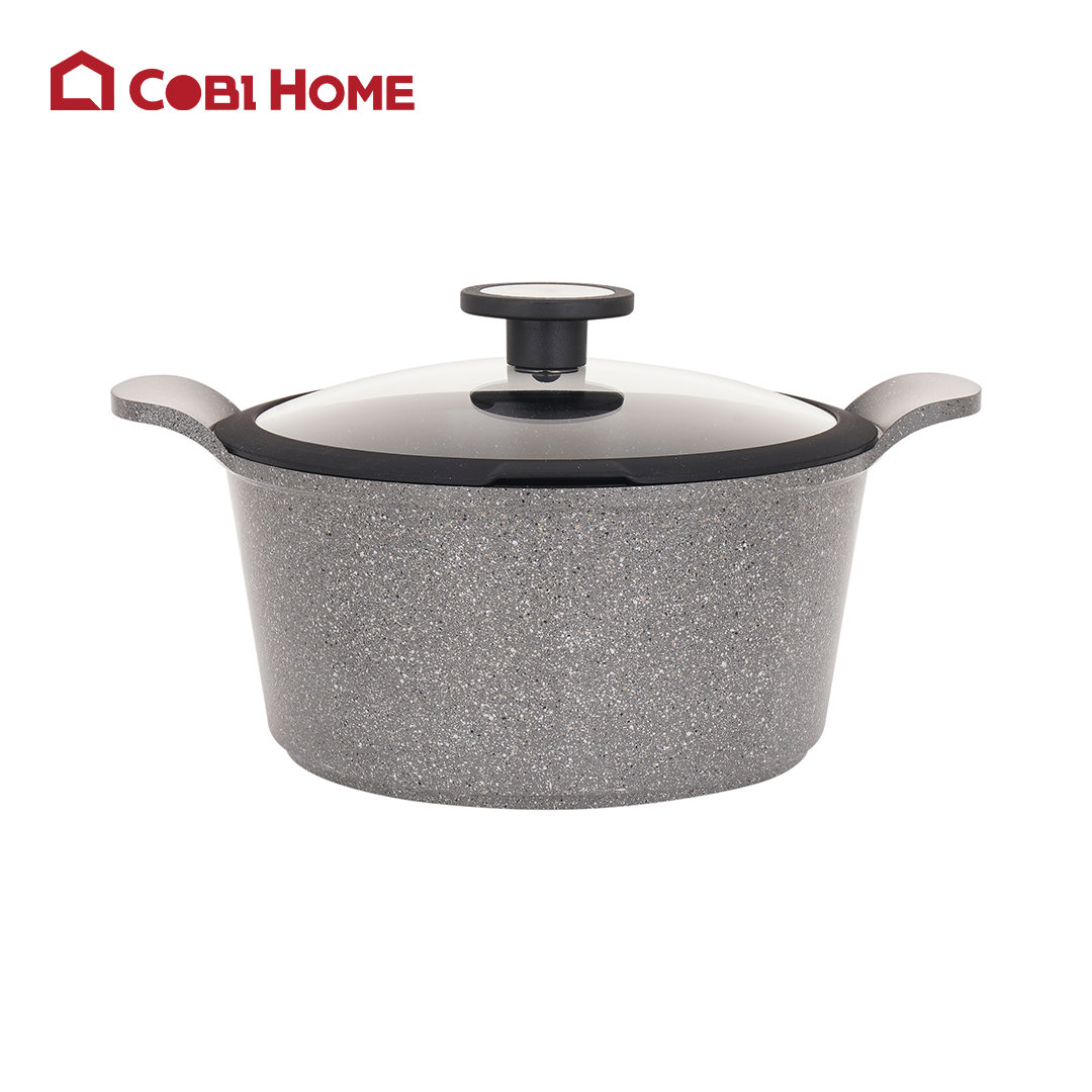 Nồi nhôm cao Pote 24cm, đáy từ, có nắp_365136 - Phân phối chính hãng