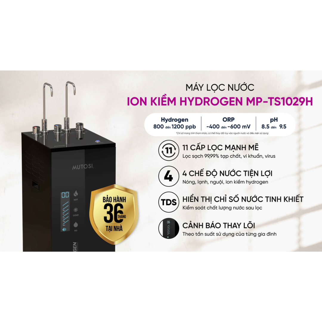 Máy lọc nước Mutosi MP-TS1029H