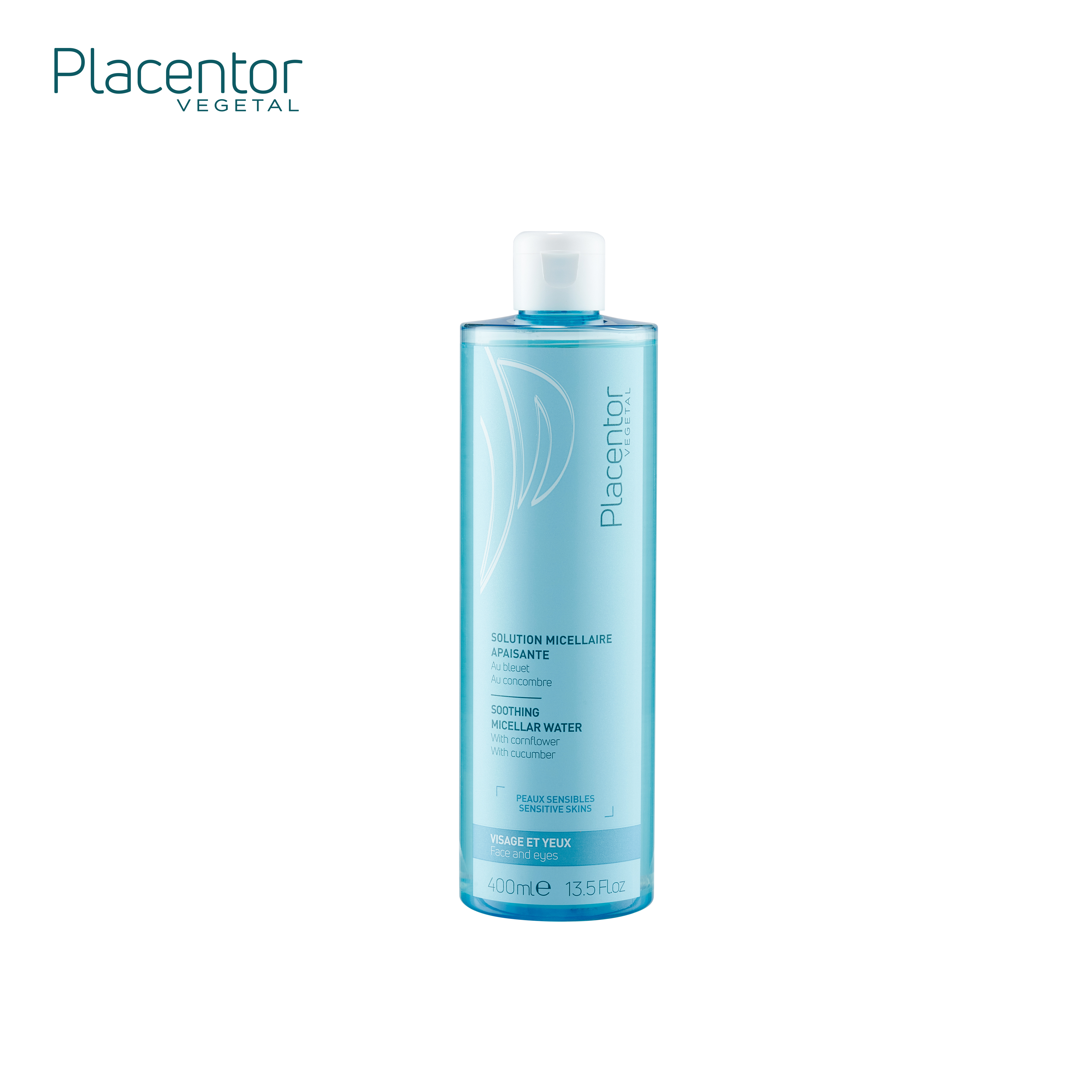 Nước tẩy trang làm dịu da nhạy cảm và vùng mắt công nghệ Micellar Placentor Soothing Micellar (Placentor Vegetal Soothing Micellar water Face and Eyes) - Phân phối chính hãng