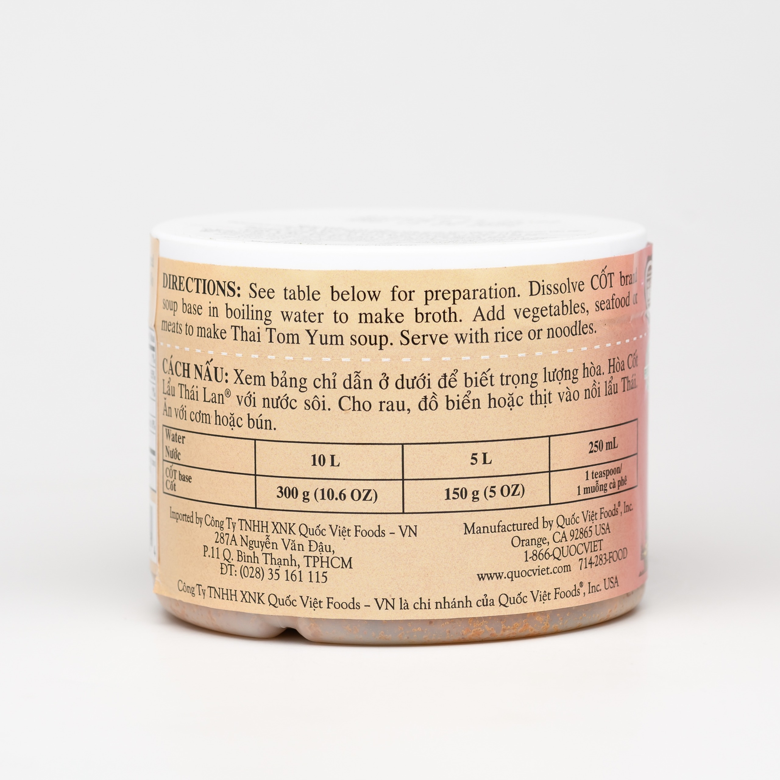 Cốt Lẩu Thái® Brand – Thai Tom Yum Soup Base