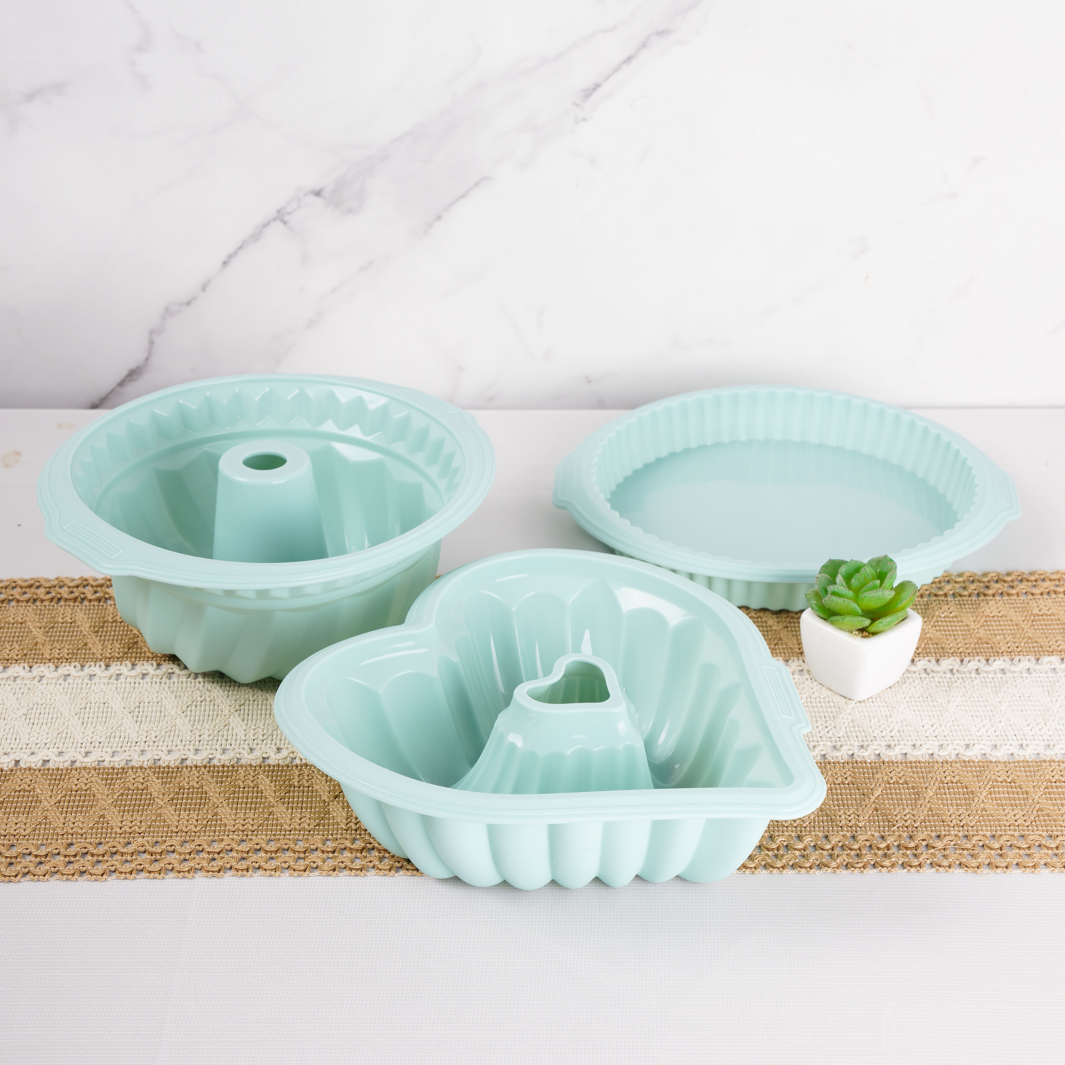 Khuôn silicone làm bánh hình trái tim có lõi - Cobi Home - 369934 - 8