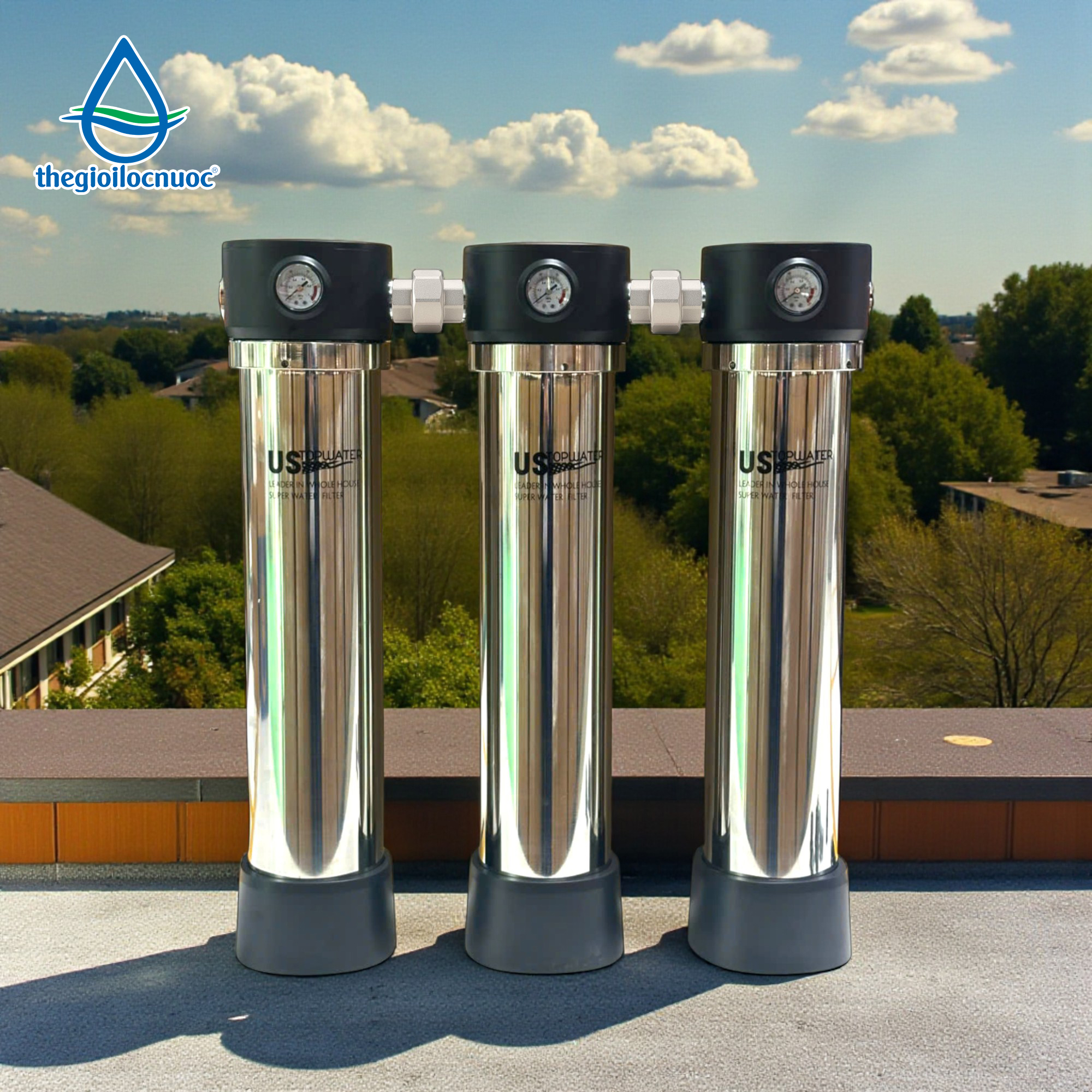 Bộ lọc tổng USTOPWATER, model: Delux-XS
