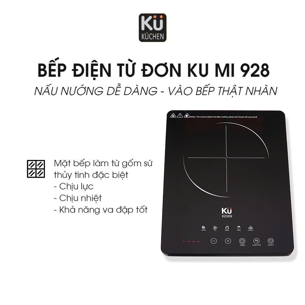 Bếp điện từ đơn KUCHEN KU MI928