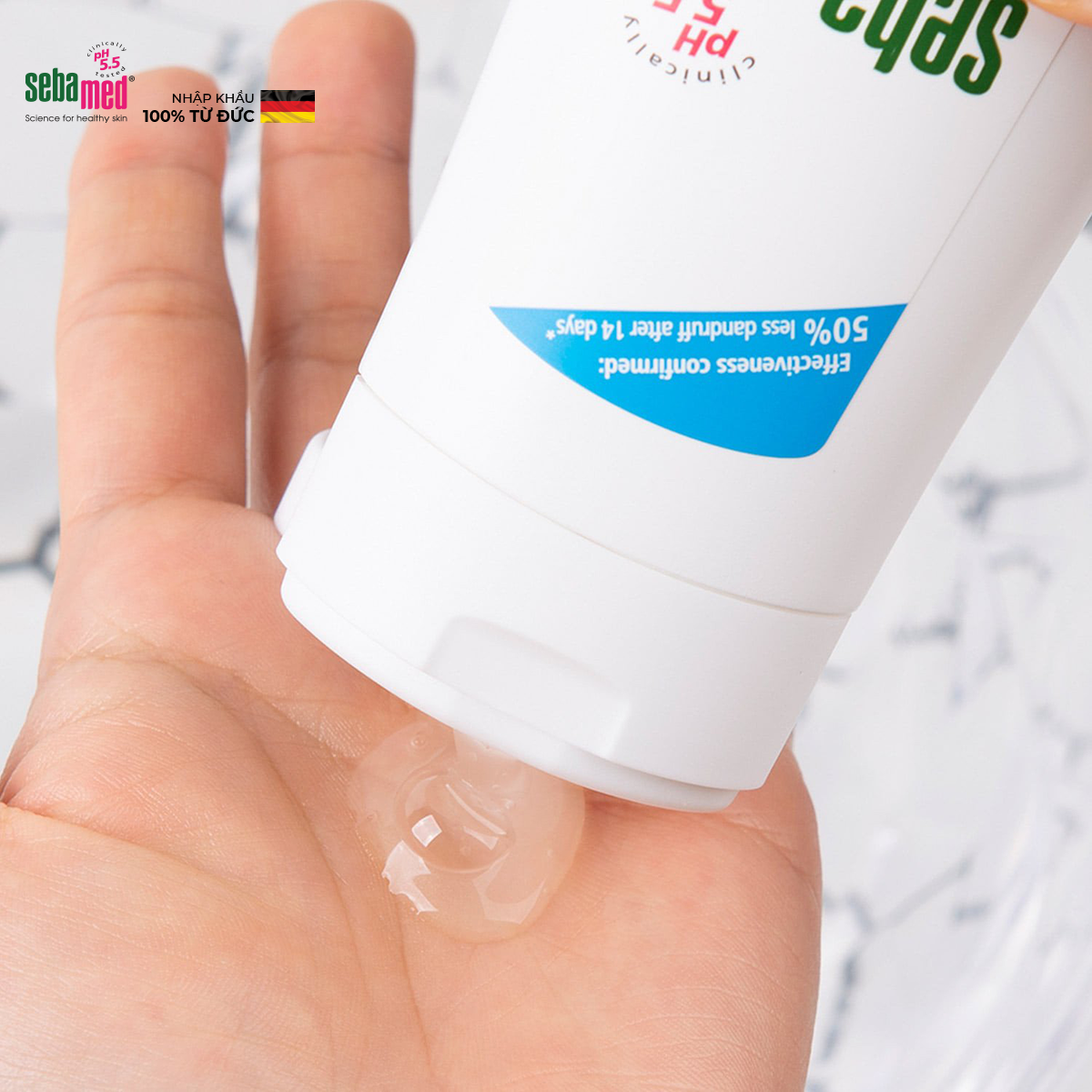 Dầu gội giúp làm sạch gàu Sebamed pH 5.5 (200ml) - Phân phối chính hãng