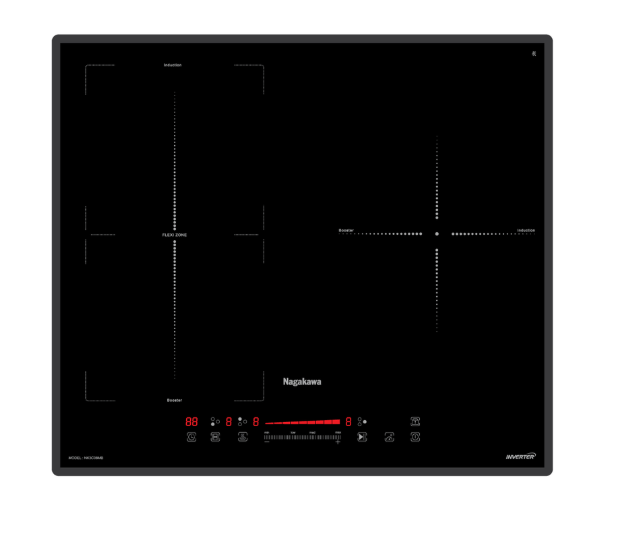 Bếp 3 lò điện từ Nagakawa UltraSlim NK3C08MB - 3