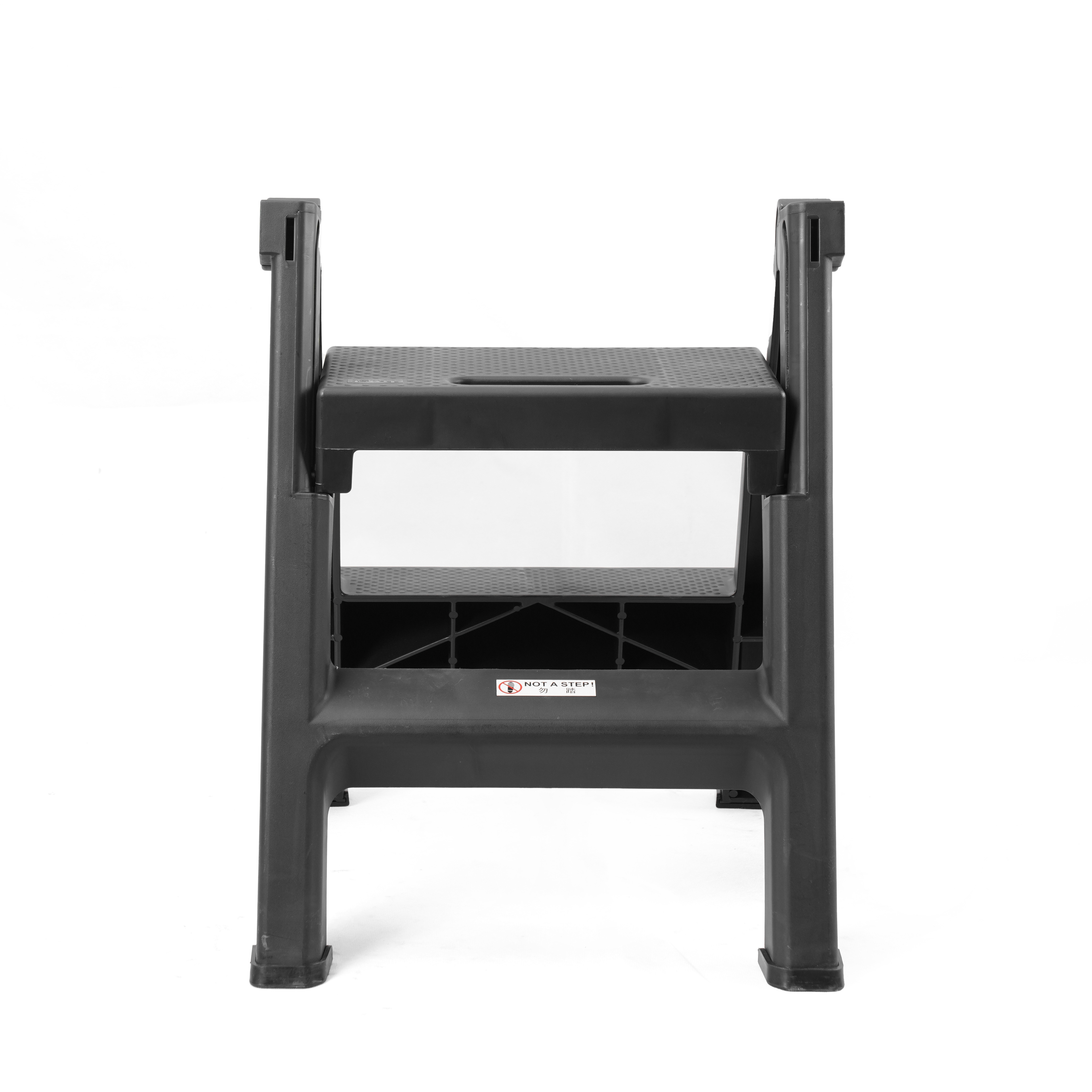 Thang đứng 2 bậc bằng nhựa chắc chắn - Đen_363102