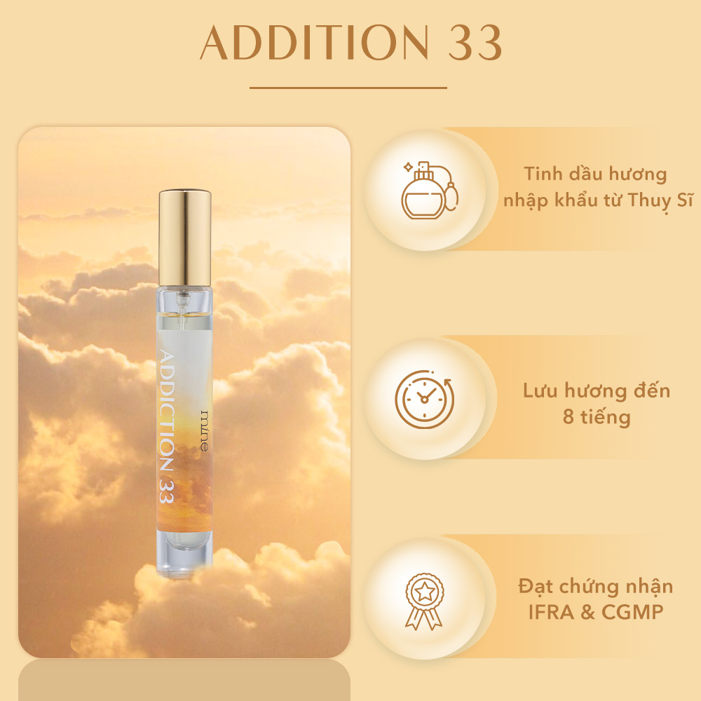 Nước hoa Mine Addiction 33 lưu hương 6-8h 9ml