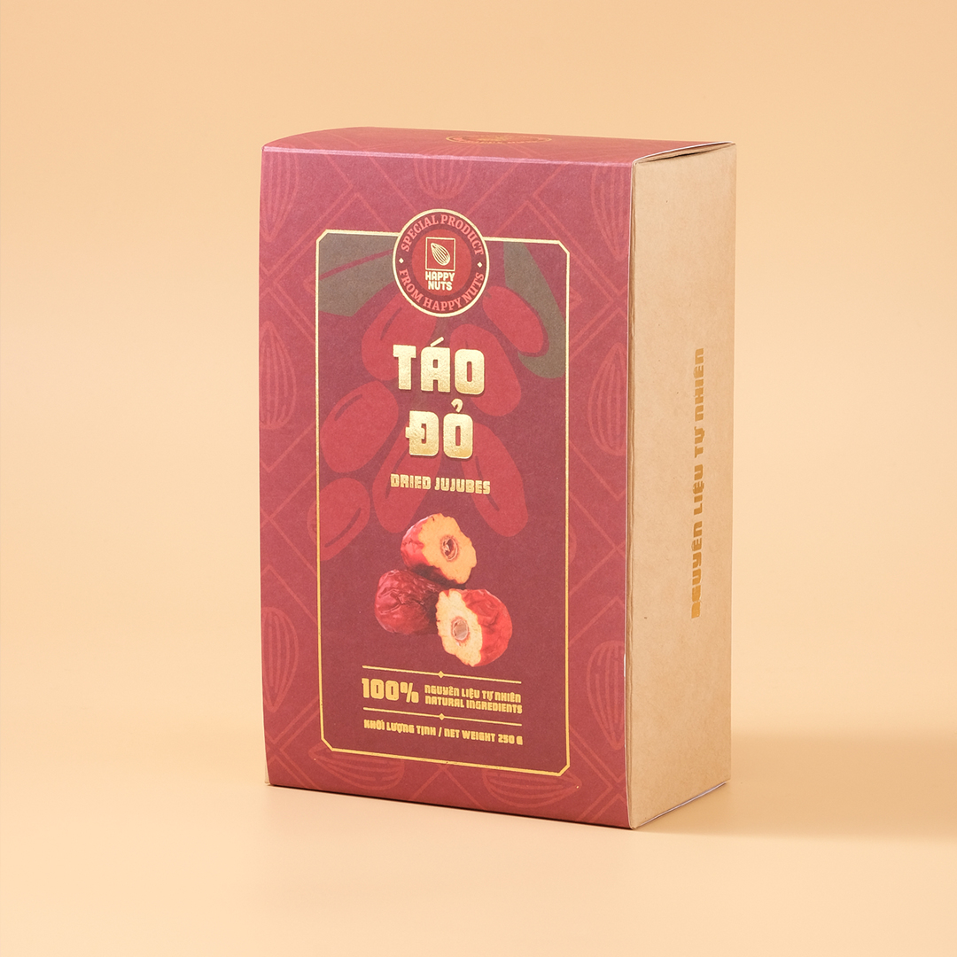 Táo đỏ sấy khô Happy Nuts 250gr - 2