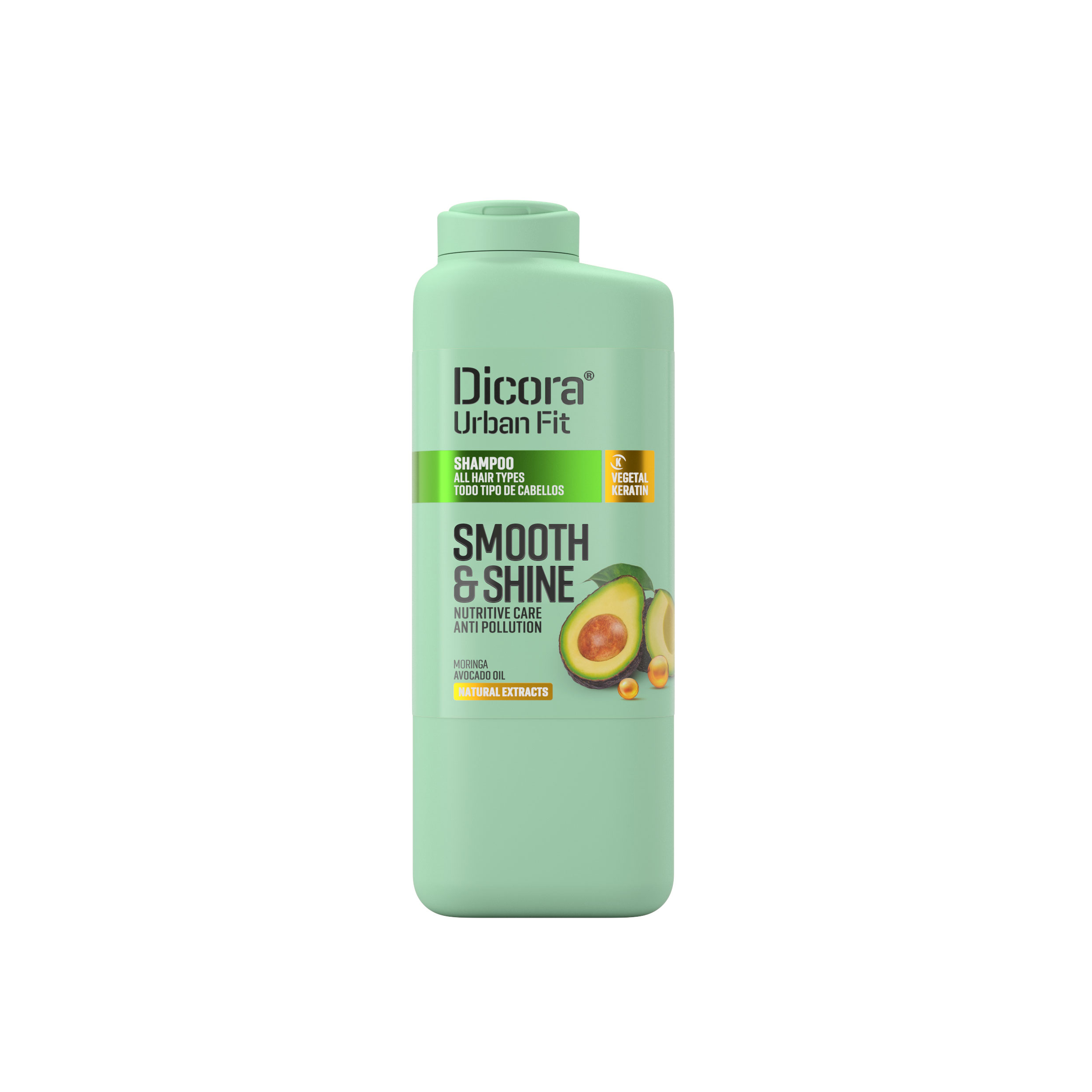 Dầu gội Dicora Urban Fit - Dành cho mọi loại tóc, chiết xuất trái bơ (400ml)