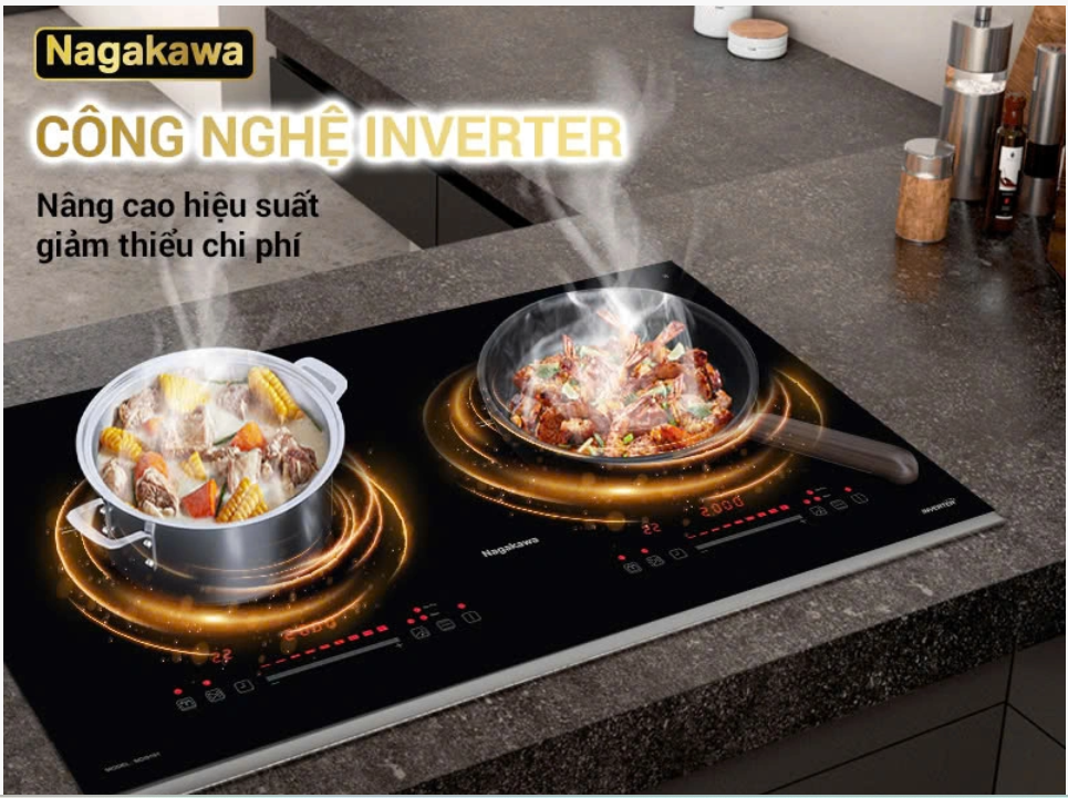 Bếp điện từ đôi Nagakawa NDI9191