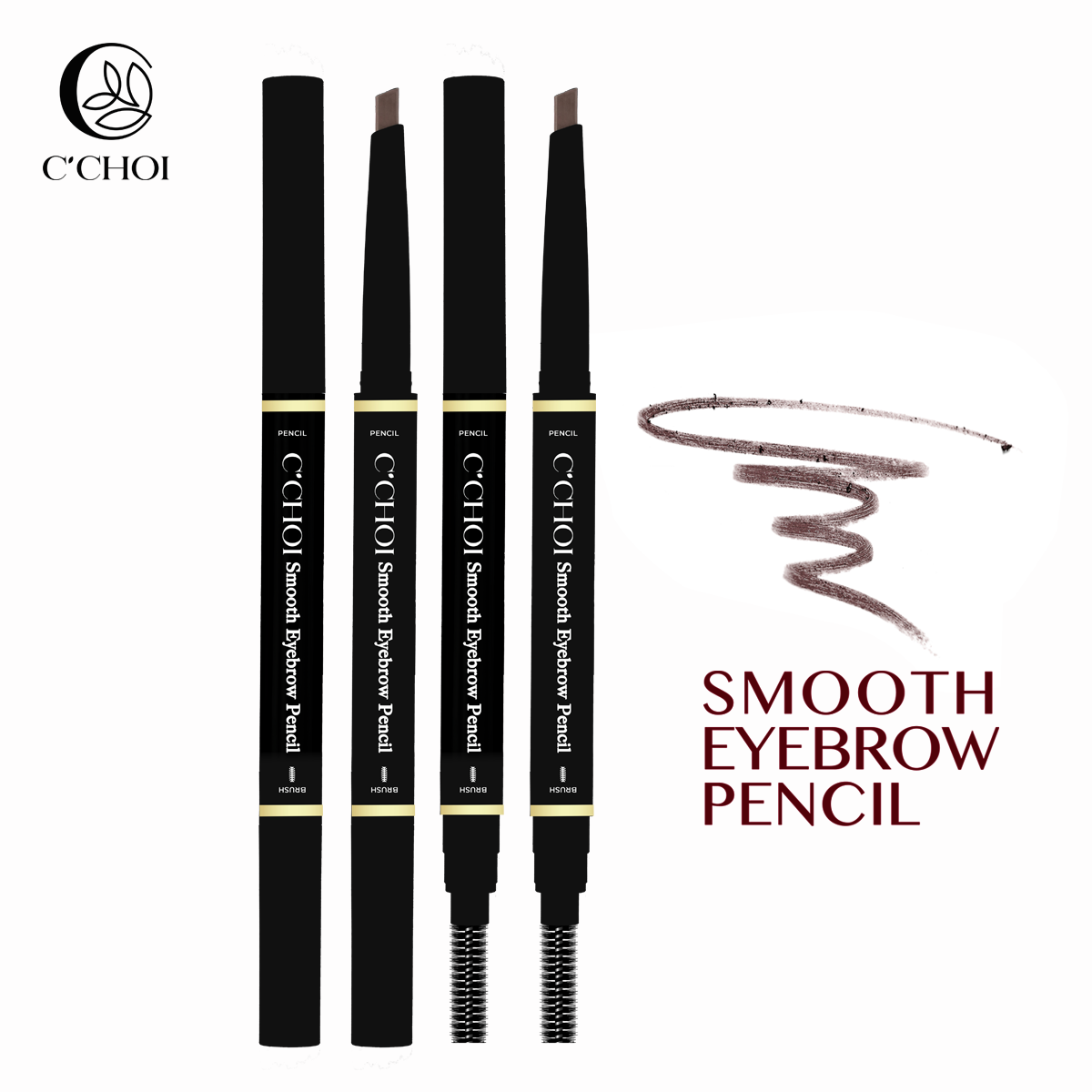 Chì kẻ lông mày C'Choi - Smooth Eyebrow Pencil - Phân phối chính hãng