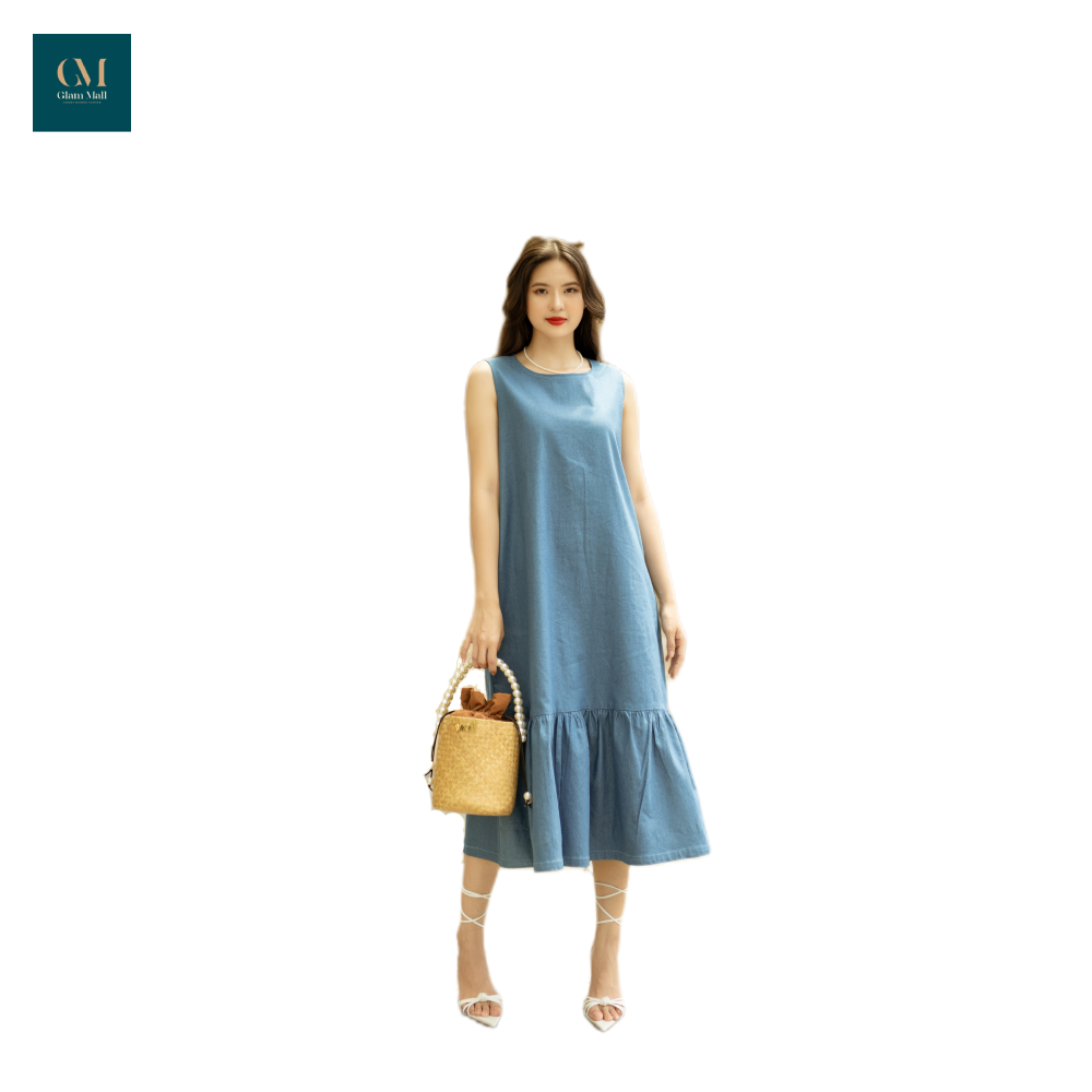 Đầm đuôi cá Linen-duoc-ban-tai-PL Home & Health Store
