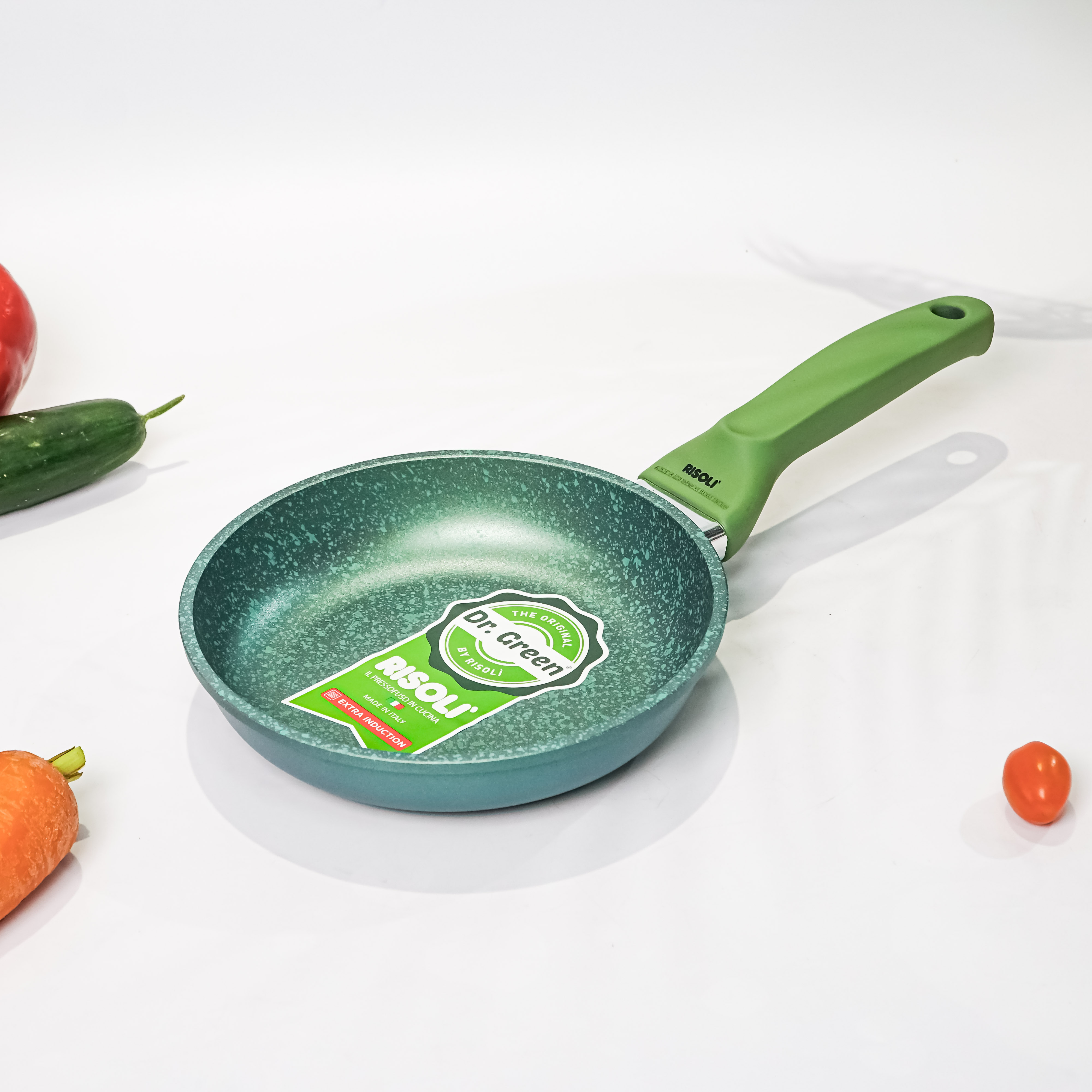CHẢO CHỐNG DÍNH DR.GREEN® EXTRA INDUCTION - Model: CHAORisoli-00103DRIN/20