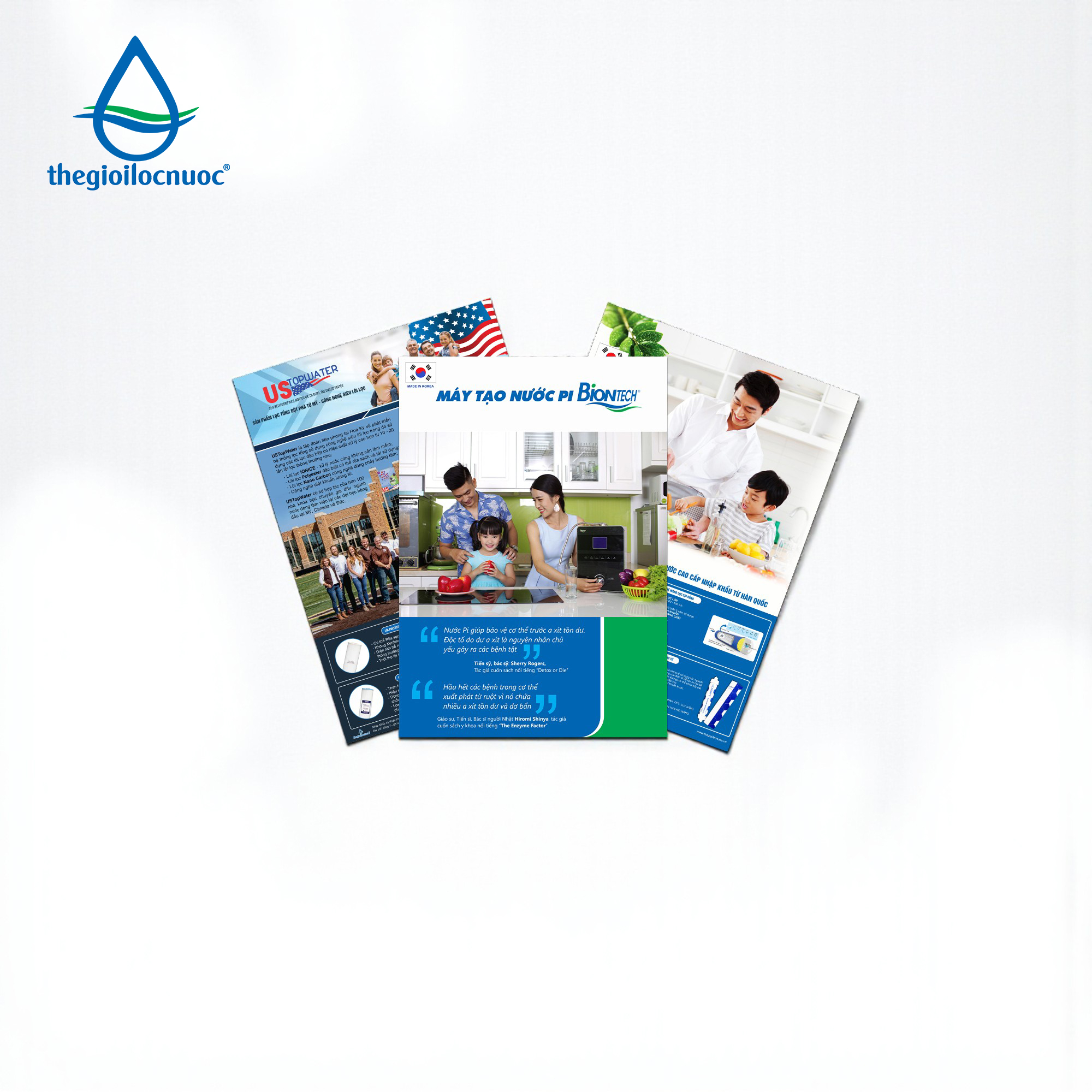 BỘ CATALOGUE THẾ GIỚI LỌC NƯỚC 3 QUYỂN: BIONTECH, WATEK, USTOPWATER - 2