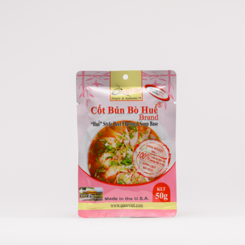 Cốt Bún Bò Huế  –  Quốc Việt Foods lon 300g/gói 50g