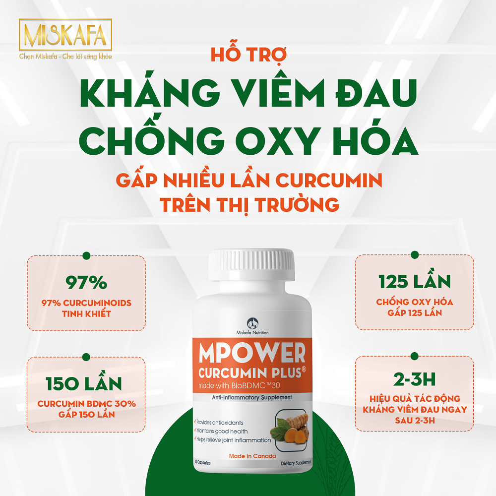 Viên uống hỗ trợ kháng viêm, giúp chống oxy hóa hiệu quả cao - Mpower Curcumin Plus [Nghệ]-duoc-ban-tai-Droppiimart