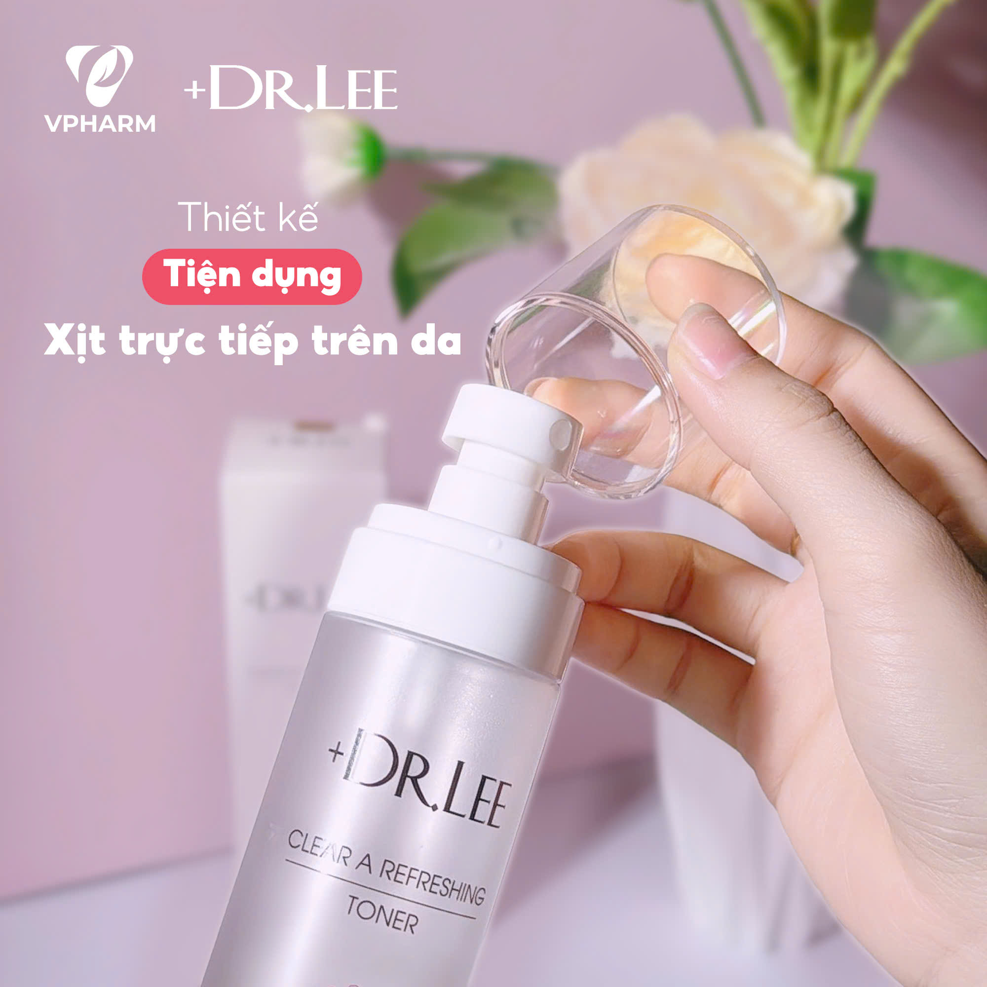 Nước hoa hồng cấp ẩm +Dr.lee 150ml - Clear A Refreshing Toner +Dr.lee