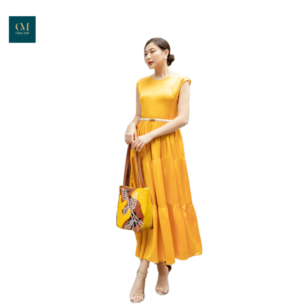 Đầm lụa tay ngắn 03 tầng Rich-duoc-ban-tai-PL Home & Health Store