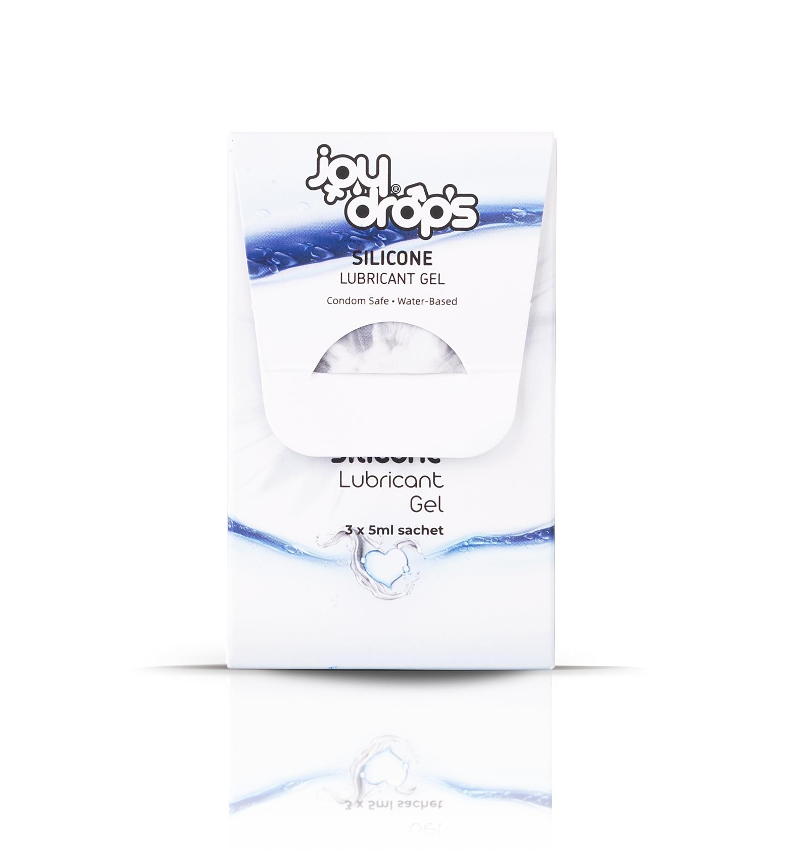 Combo 3 hộp Gel Bôi Trơn Joydrops Silicone 5ml - Phân phối chính hãng